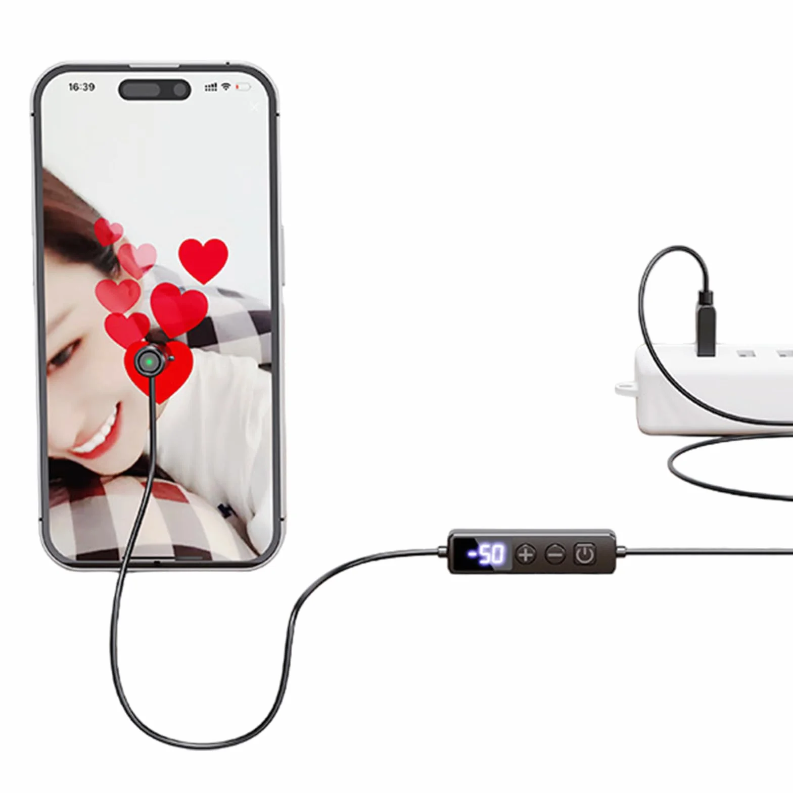 Tapeur Téléphone - Clicker Automatique | Dispositif De Cliquage Avec Vitesses Réglables Et Affichage Numérique Pour Jeux Test D'Applications PC Tablette