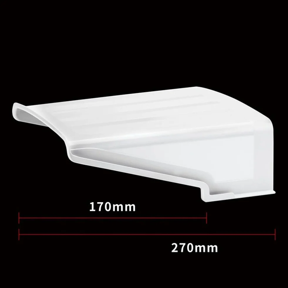 Feegow Protection pour caméra de sécurité, protection extérieure en plastique, résistant aux intempéries, protection contre le soleil, toit de protection pour caméra de sécurité (1 pièce)