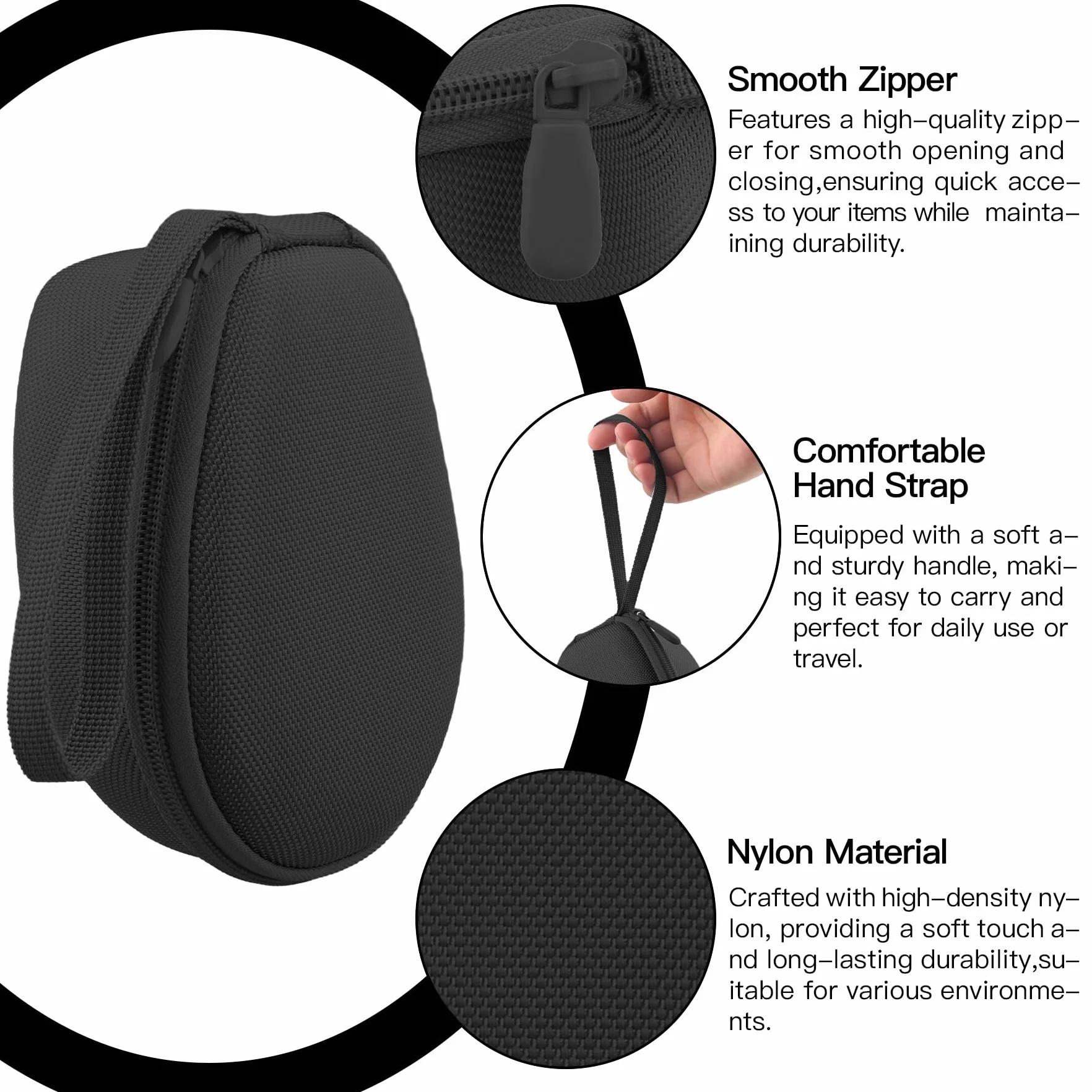 co2CREA Étui de Voyage Dur pour SHOKZ Casques de Sport sans Fil OpenRun Mini/Pro 2 Mini/OpenMove/OpenSwim/OpenSwim Pro