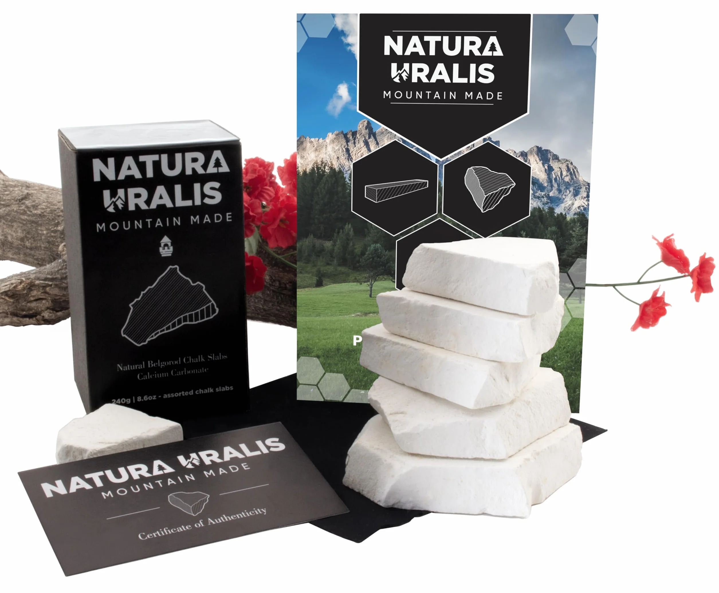 Natura Uralis Prime Belgorod Dalles de Craie 240g Craie Blanche