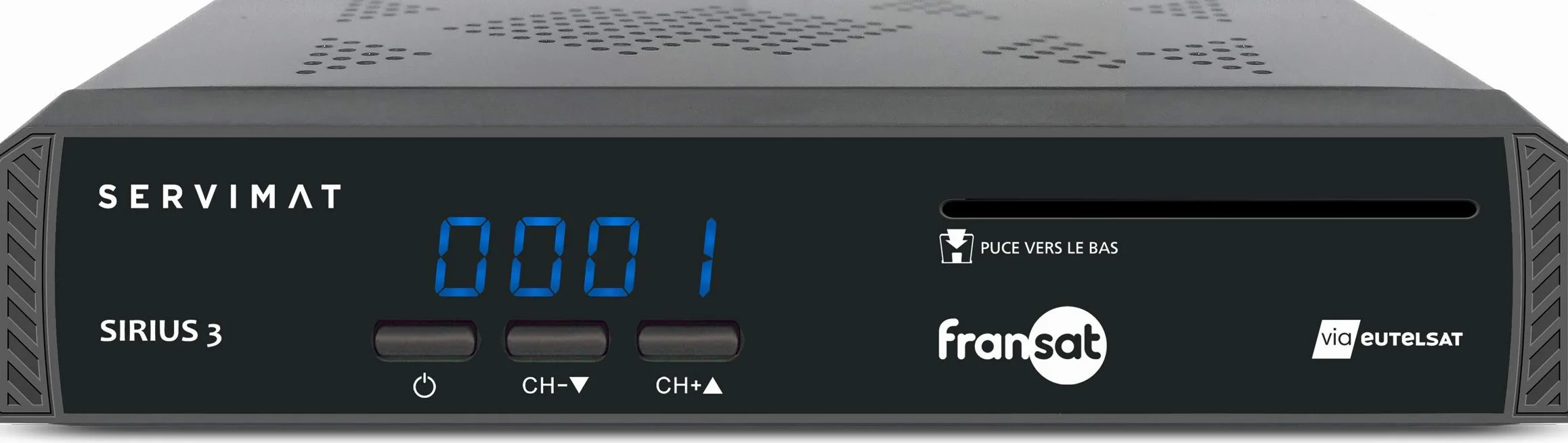 Servimat Décodeur Satellite Fransat HD SIRIUS3 Noir