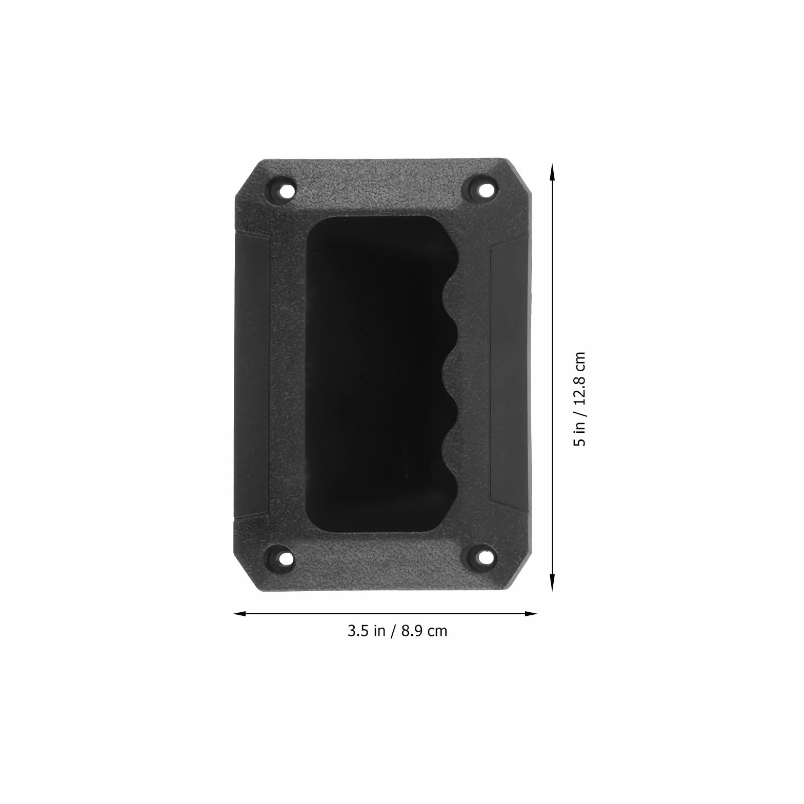 Lot de 8 Poignées Latérales en Plastique Noir pour Haut-Parleur 128X89 MM Poignées de Transport Robustes et Faciles à Saisir Remplacement pour Boîtier D’Enceinte Professionnel