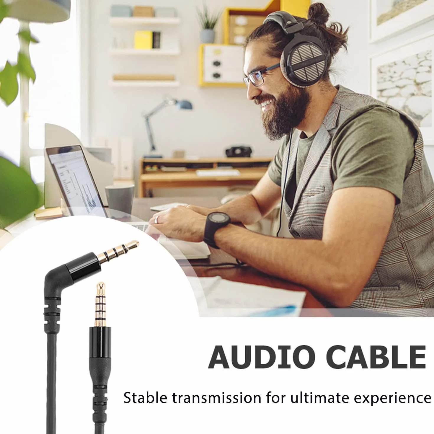 Adhiper Arctis Nova Pro Câble audio spécial compatible avec les écouteurs sans fil Steelseries Arctis Nova Pro (1,5 m/noir)