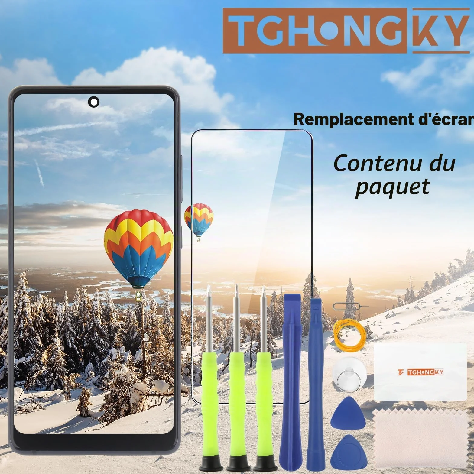Écran pour Samsung Galaxy S20 FE 4G/5G Ecran Tactile LCD Remplacement pour Samsung S20 FE 5G Ecran Complet Assemblé Digitizer avec Outils de Réparation（Noir avec Cadre