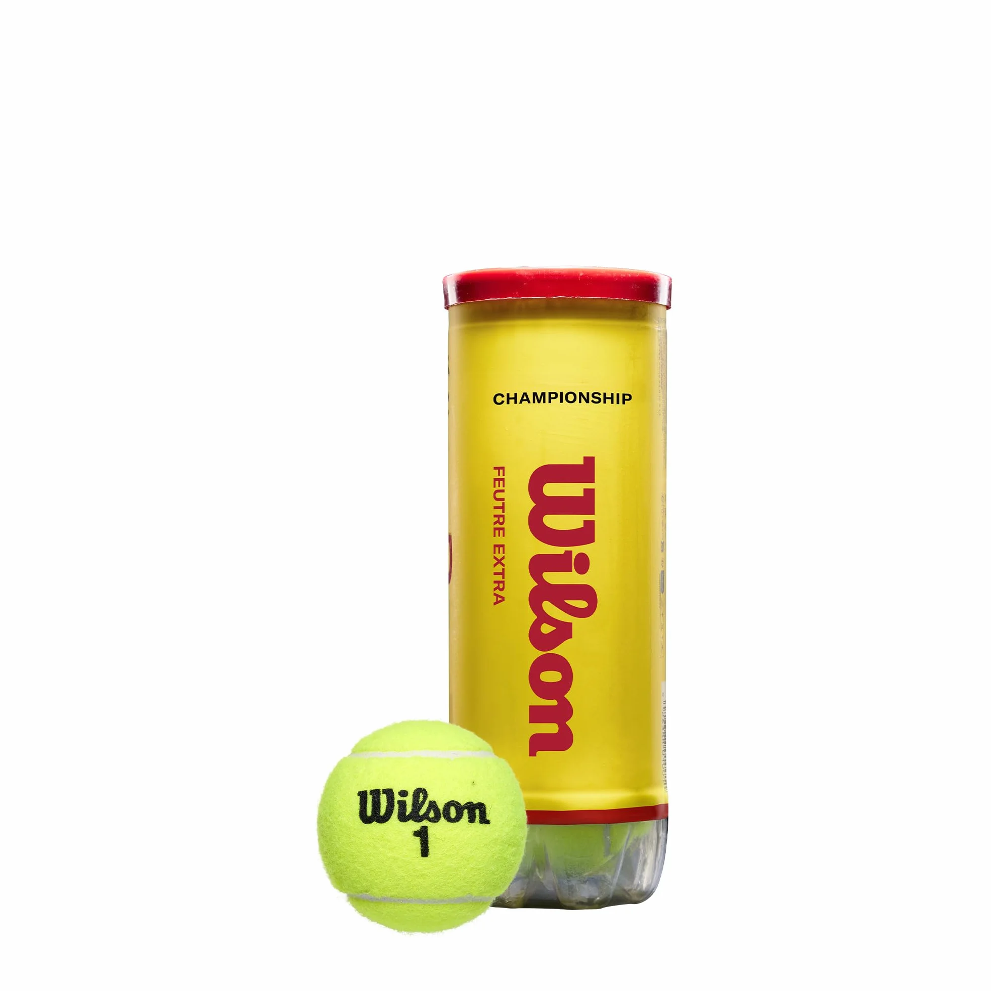 Wilson Balles de Tennis Champ Extra Duty Boîte de 3 Jaune