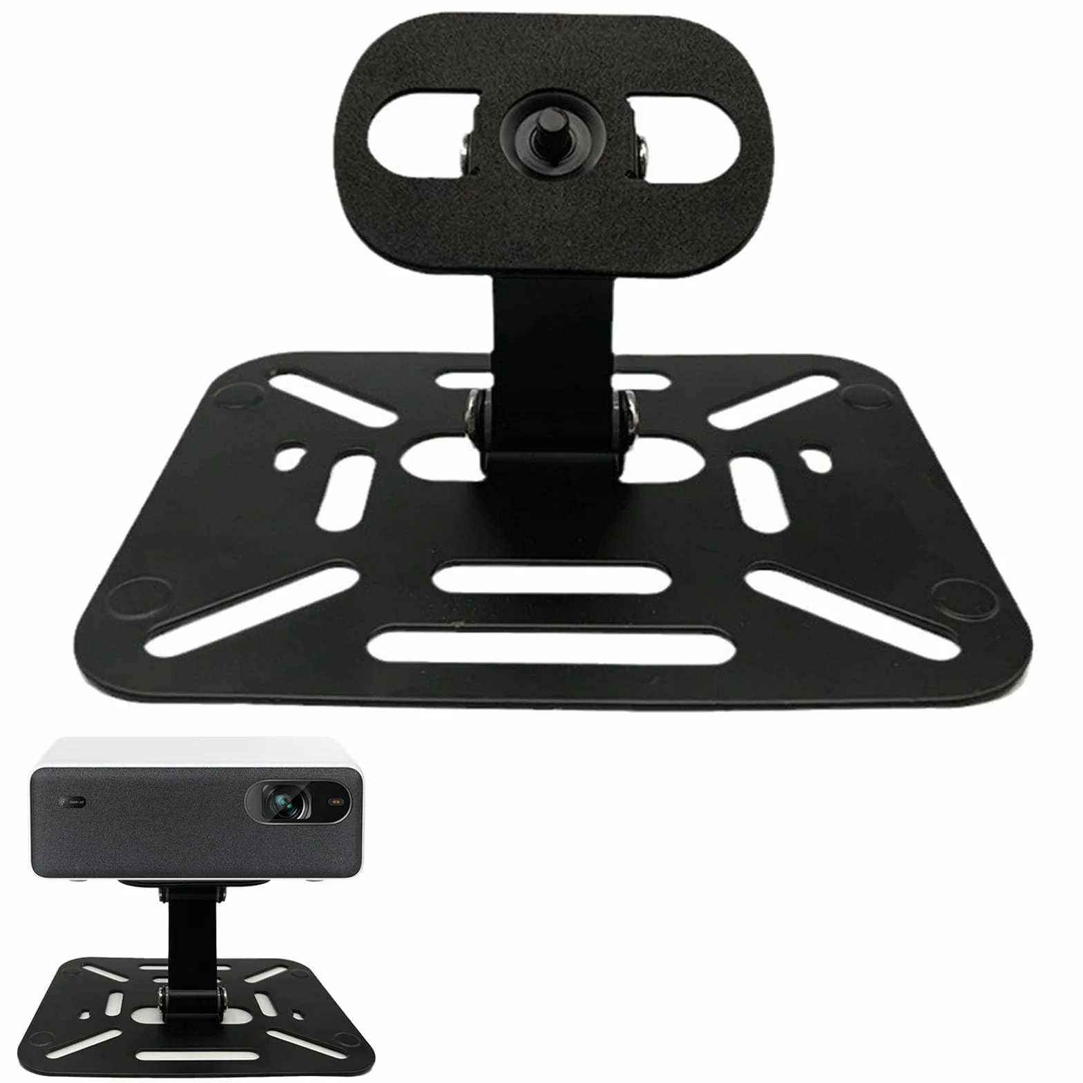 Support de projecteur réglable rotatif 360° universel home cinéma noir