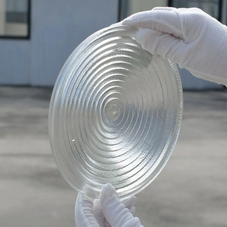 Lentille de Fresnel en Verre borosilicaté de qualité supérieure 80 mm-300 mm - Haute efficacité Lumineuse et clarté(Diameter200mm)