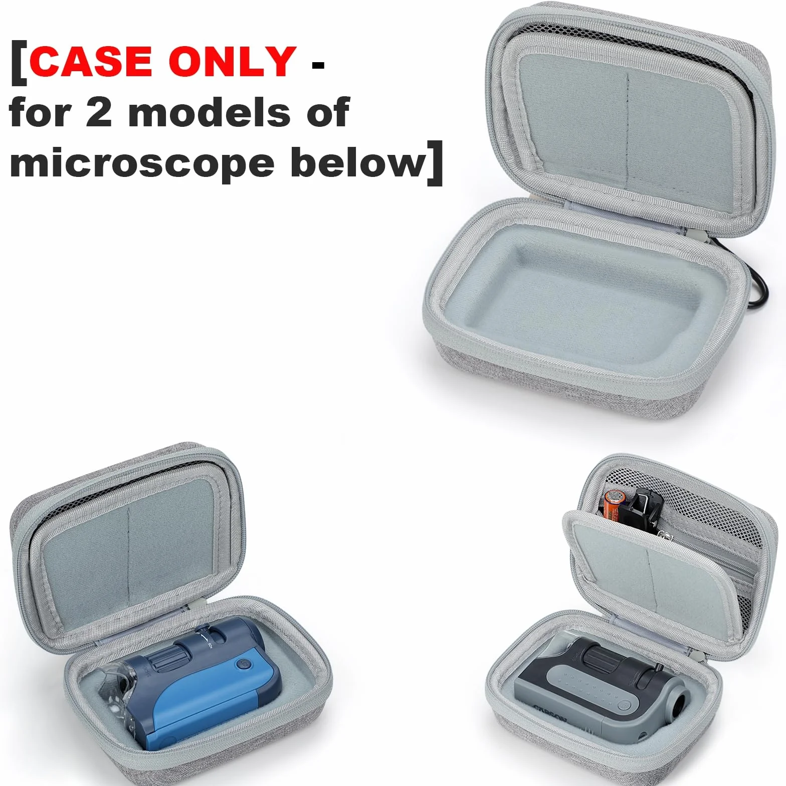 Étui Rigide de Rangement pour Microscope Carson MM-300 MicroBrite Plus