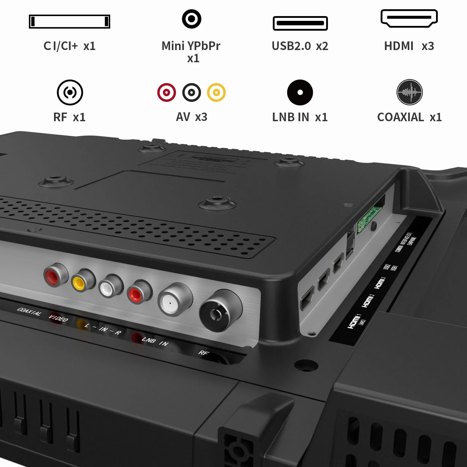 HKC H40Q1F-NS Téléviseur 40 Pouces Full HD LED TV Triple Tuner Dolby Audio HDMI