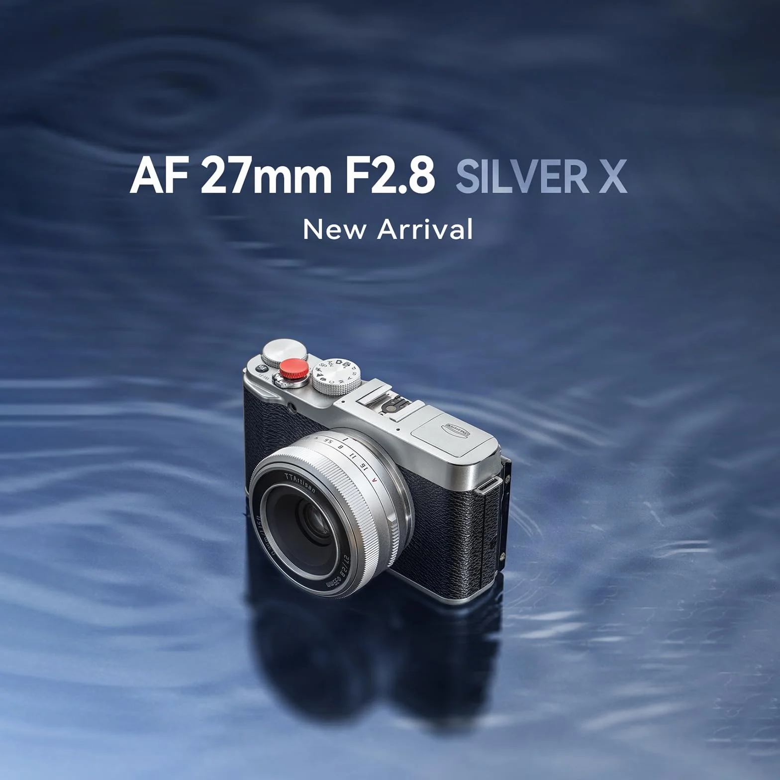 TTArtisan 27mm F2.8 Objectif APS-C Auto Focus pour Fuji X Mount Argent