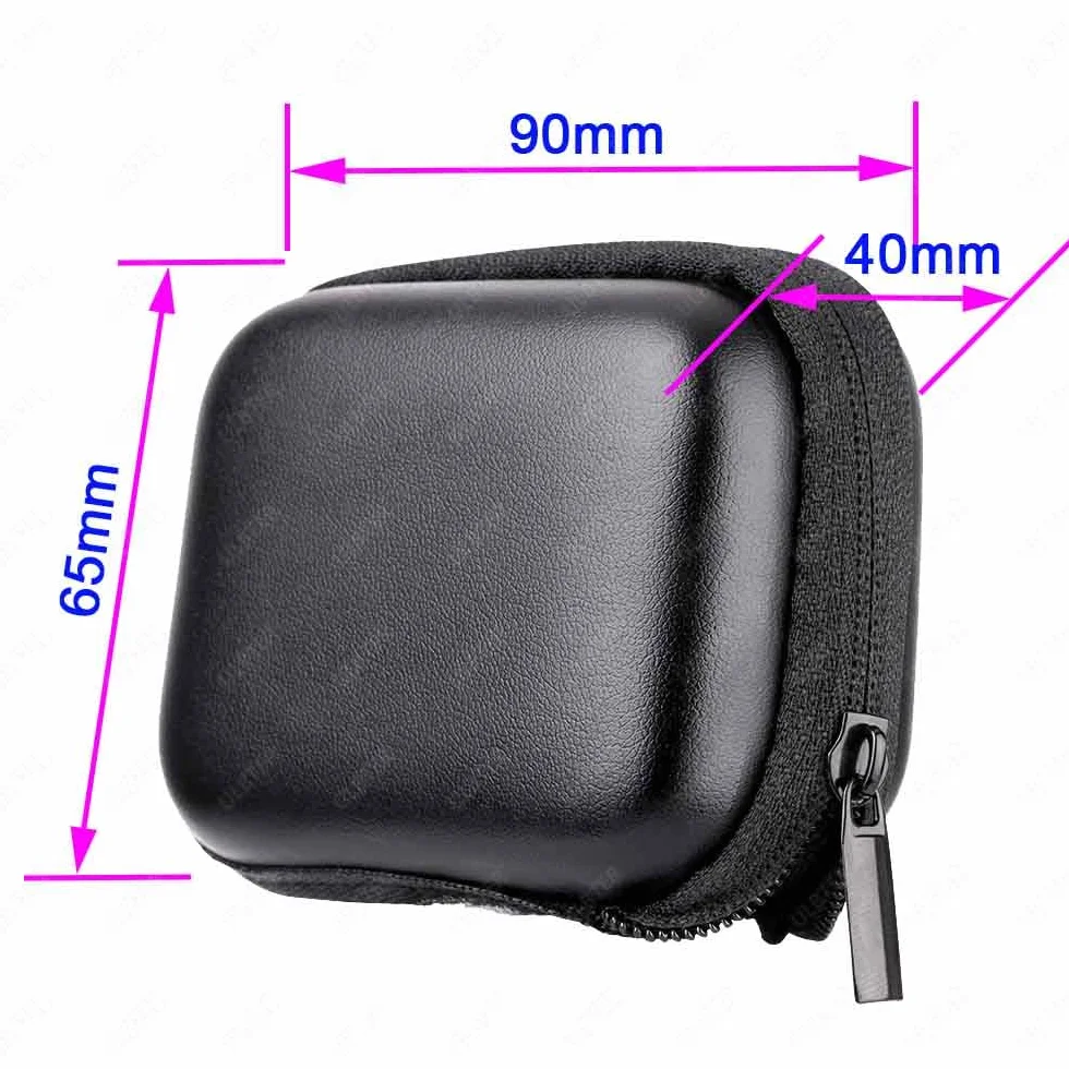 ULBTER Sac Étui Housse pour GoPro Hero 12 11 10 9 8 Noir avec Bouchon d'Objectif