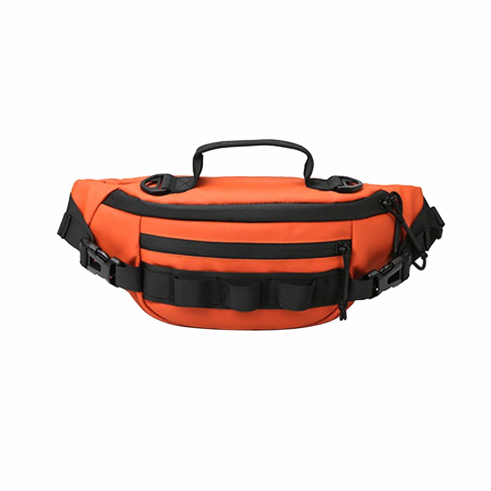Sac Banane de Course Classique avec Sangle Réglable Léger, Orange