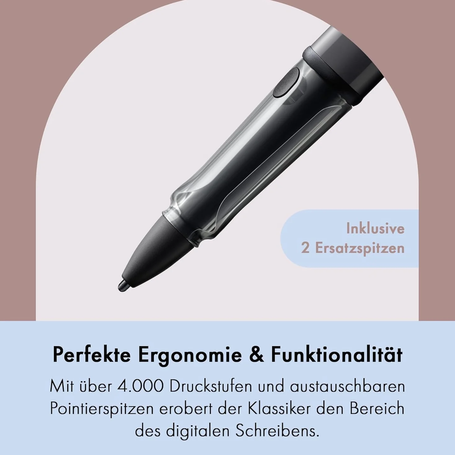 Lamy AL-Star EMR Stylet pour écran Tactile et Stylet Lamy LX EMR, étui Vide, Stylet numérique pour tablettes, Smartphones et Ordinateurs Portables, Pointes de Contact Pom interchangeables, sans Piles