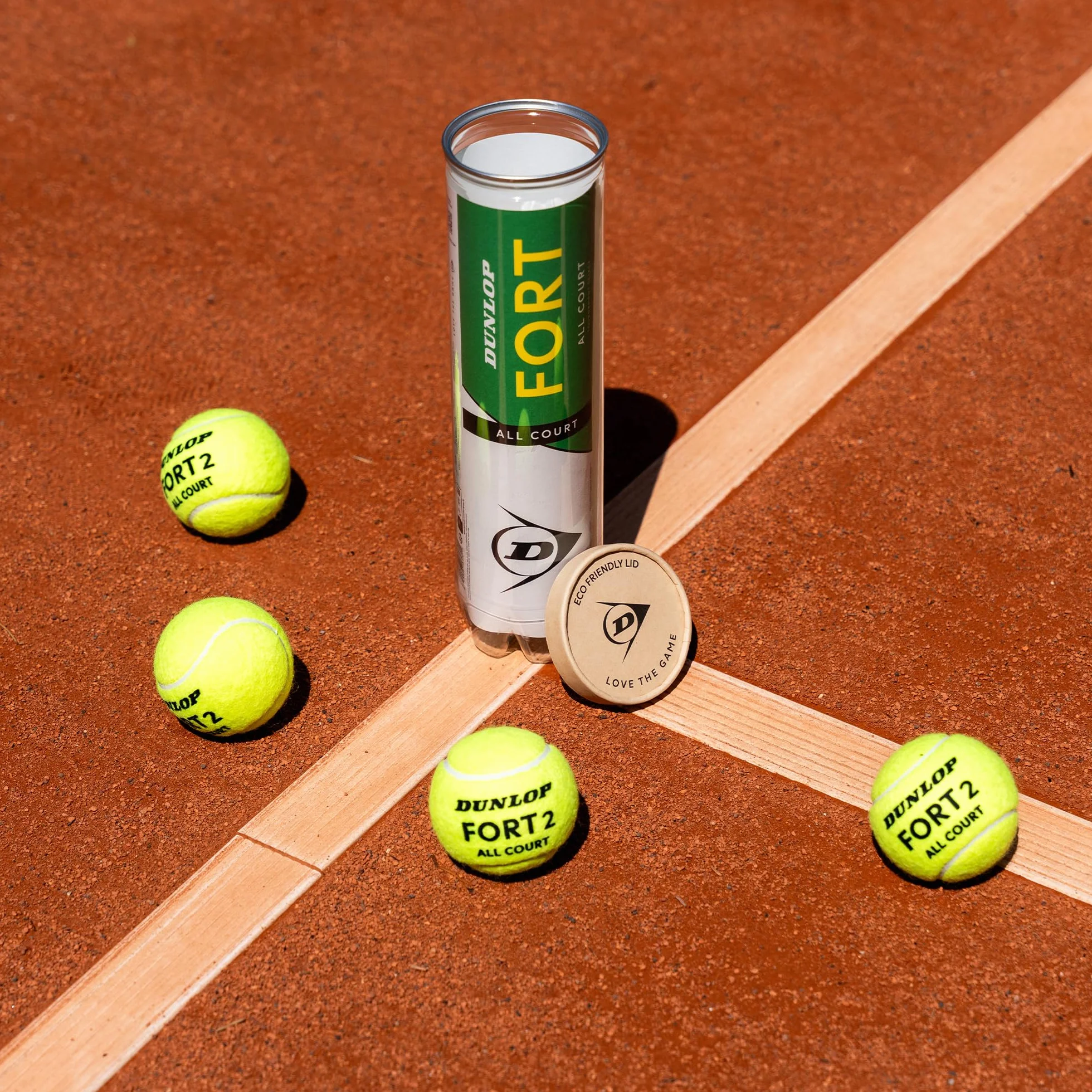 DUNLOP Balle de Tennis Fort All Court TS pour Sable Terrain Dur Gazon