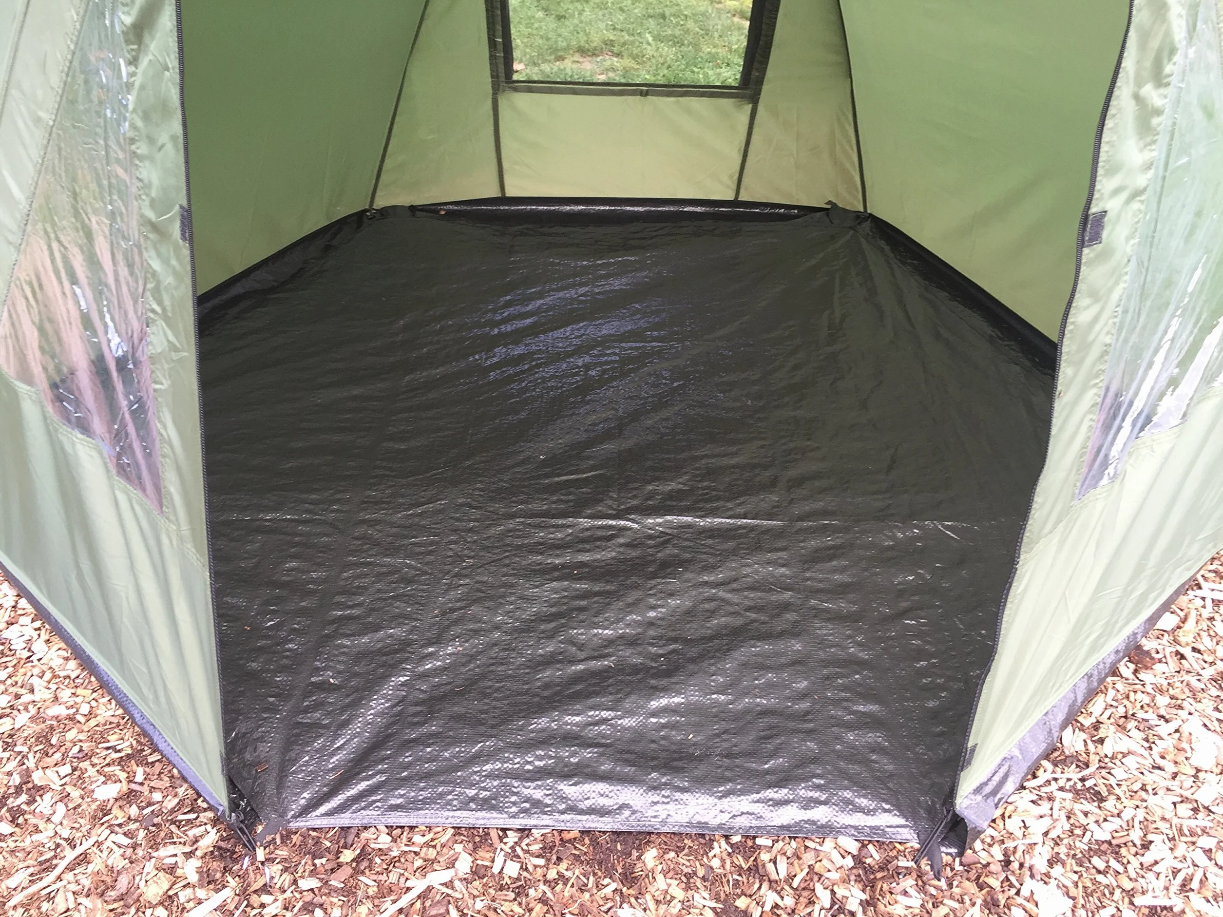 Quest Tente de pêche à la carpe colonne d'eau 5000 mm Bivvy 1-2 personnes