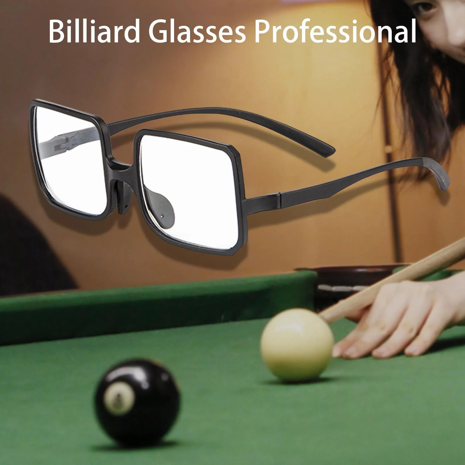 Lunettes de billard professionnelles plein cadre compétition joueur
