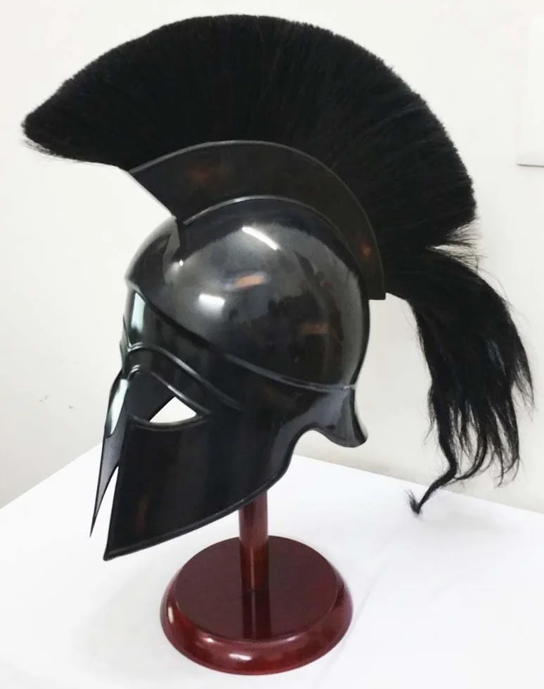 Casque grec corinthien Thorinstruments réplique Spartiate médiéval avec support