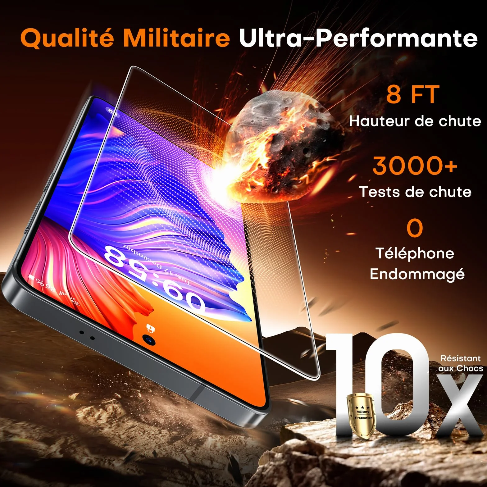 TOCOL Verre Trempé pour Samsung Galaxy S26 Ultra, Dépoussiérage Automatique, Installation Rapide, Sans Bulles, Dureté 9H, Résistant aux Rayures, Coques de Téléphone Compatibles, 2 Pièces