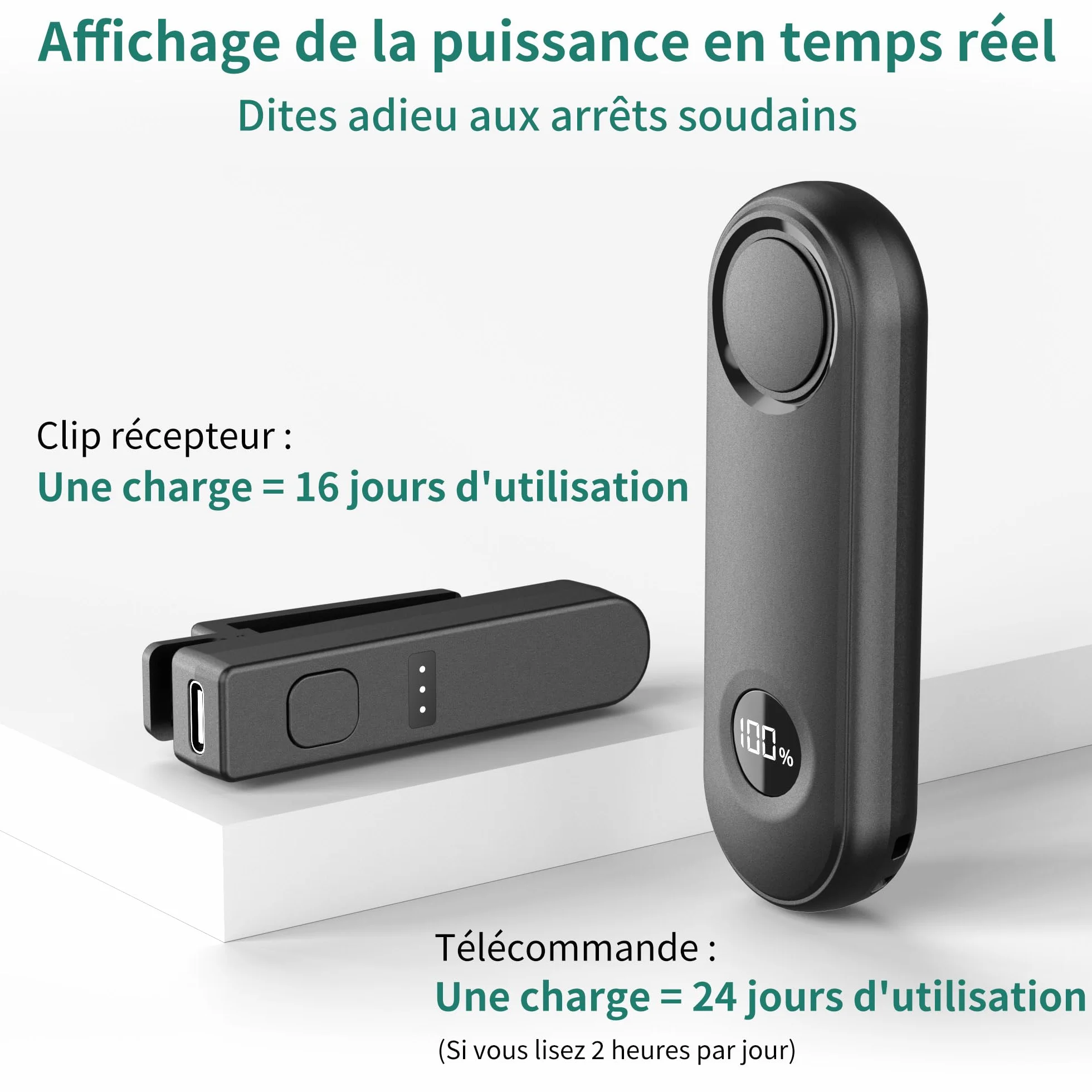 PlusAcc Télécommande Tourner pour Kindle – Support à col de Cygne pour Lire des Livres électroniques, Accessoire pour Tourner Les Pages au lit, adapté au Kindle Paperwhite/Oasis/Kobo