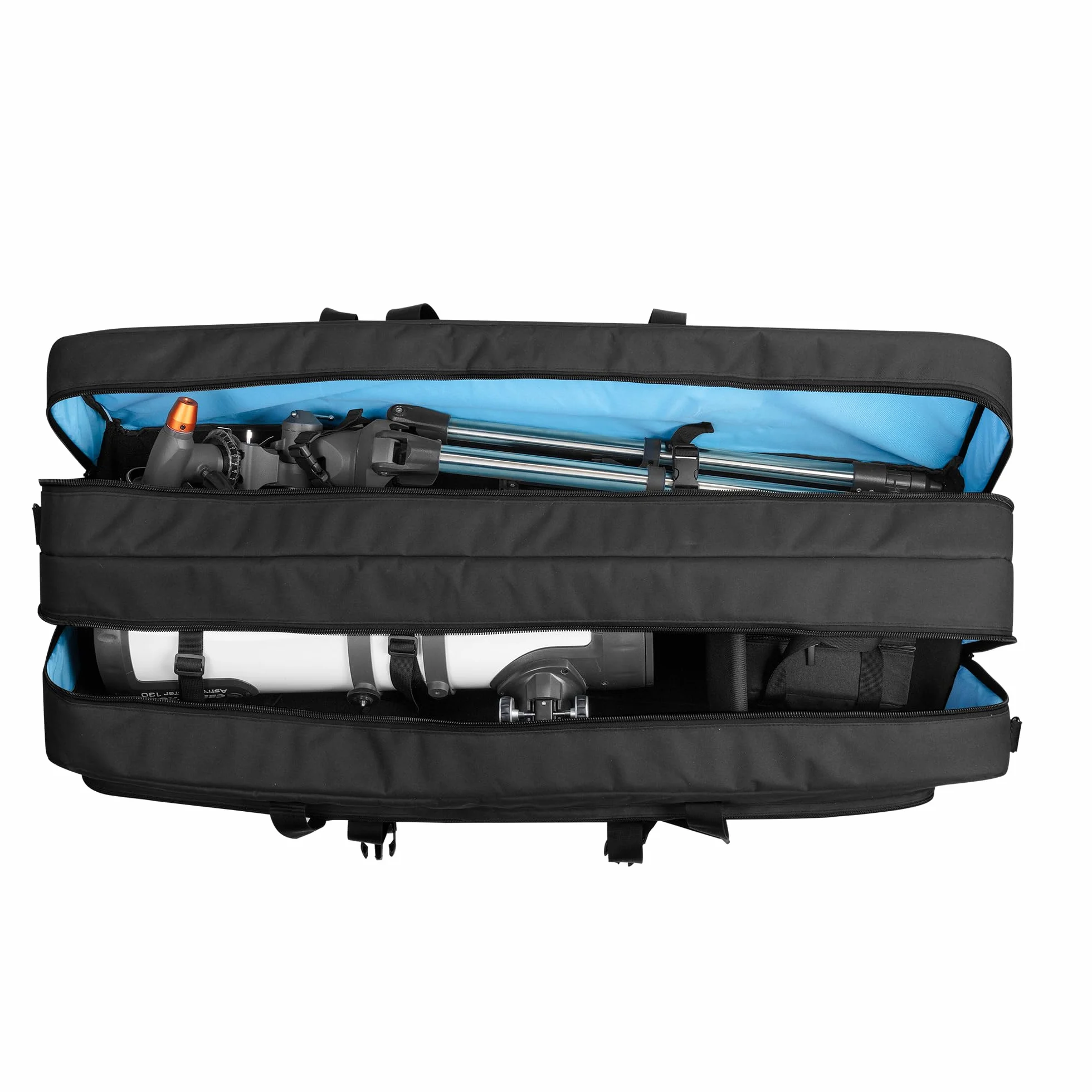 samdew Sac et étui pour Télescope à Double Couche, Mallette de Transport Rembourrée pour Télescope de 103,6 cm, Compatible avec Celestron Le Télescope, Accessoires Bonus Sac et Bandoulière