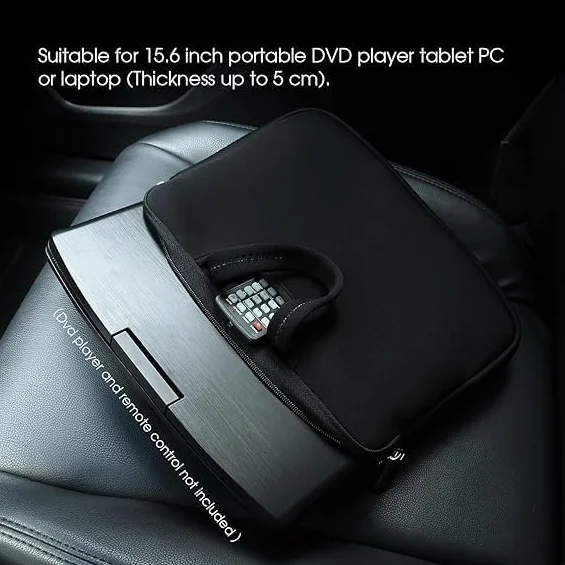 Sac à main en nylon 15,6" pour lecteur DVD de voiture, lecteur DVD portable