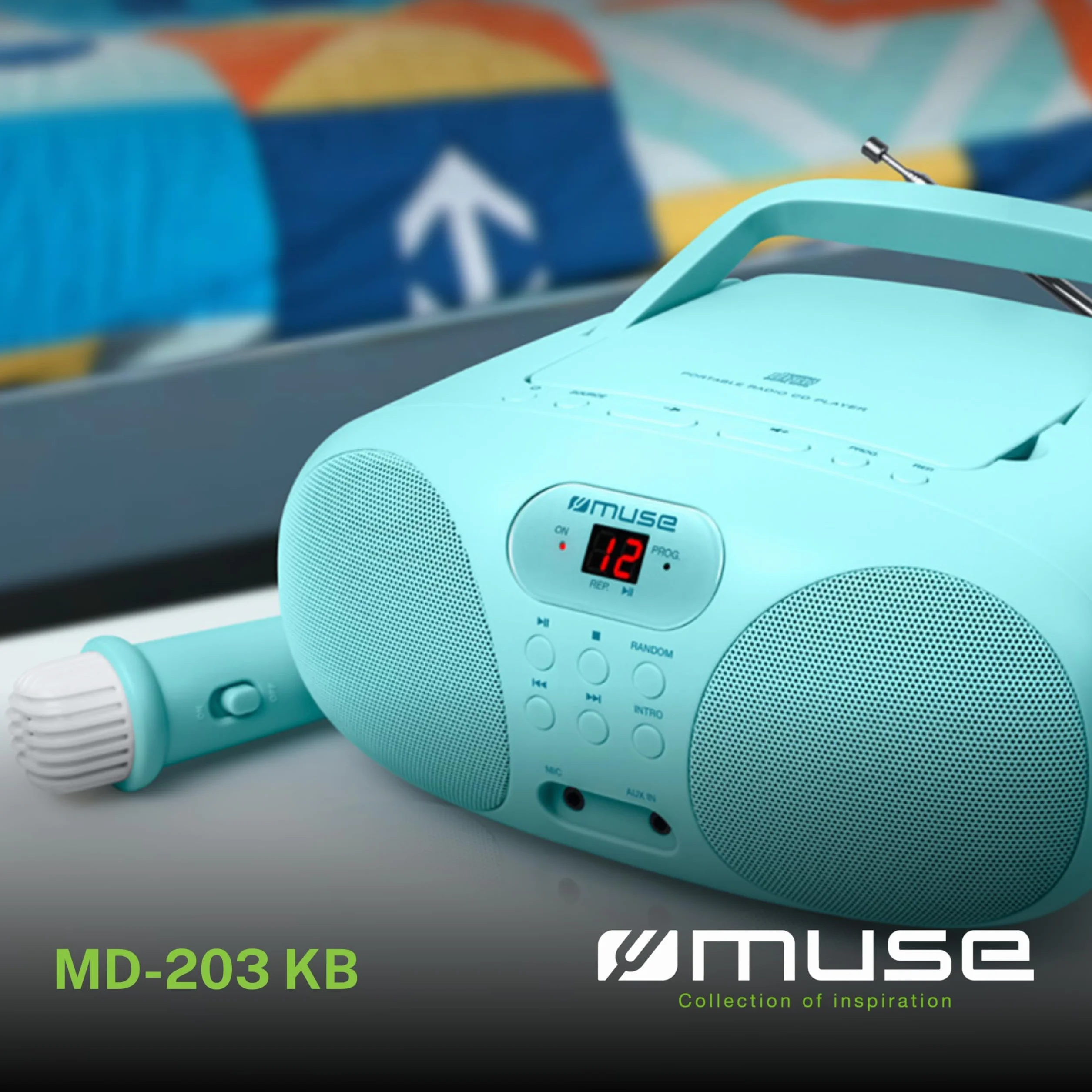Muse M-203 KB Lecteur CD Micro