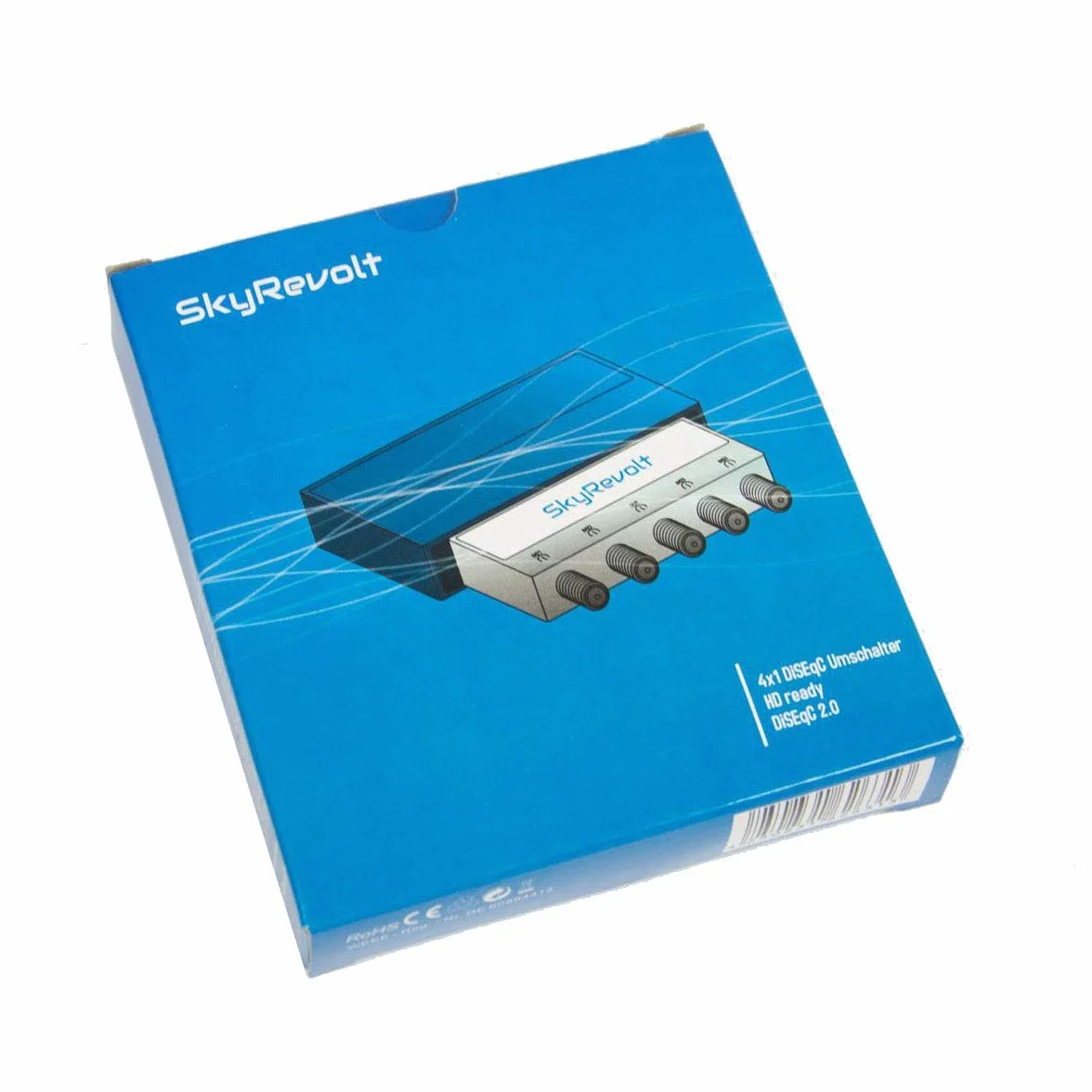 DiSEqC Commutateur satellite 4/1 avec boîtier de protection contre les intempéries pour satellite, répartiteur, accessoires satellite, 10 fiches F