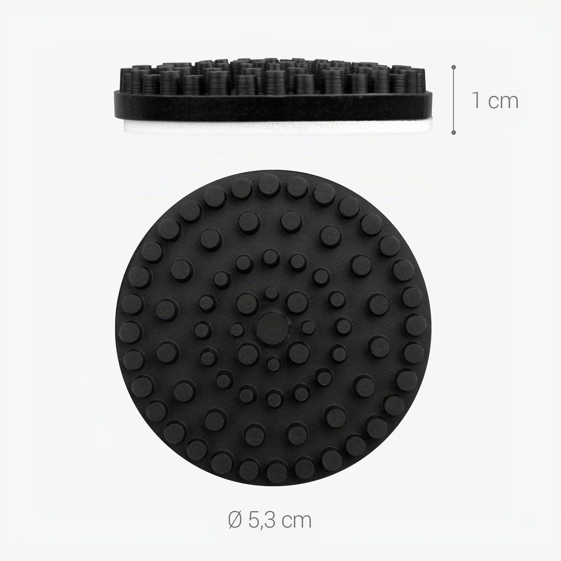 kwmobile Absorbeur de chocs platine vinyle - Lot 4x pied isolant anti-vibration en silicone pour équipement audio - Tourne-disques haut-parleurs