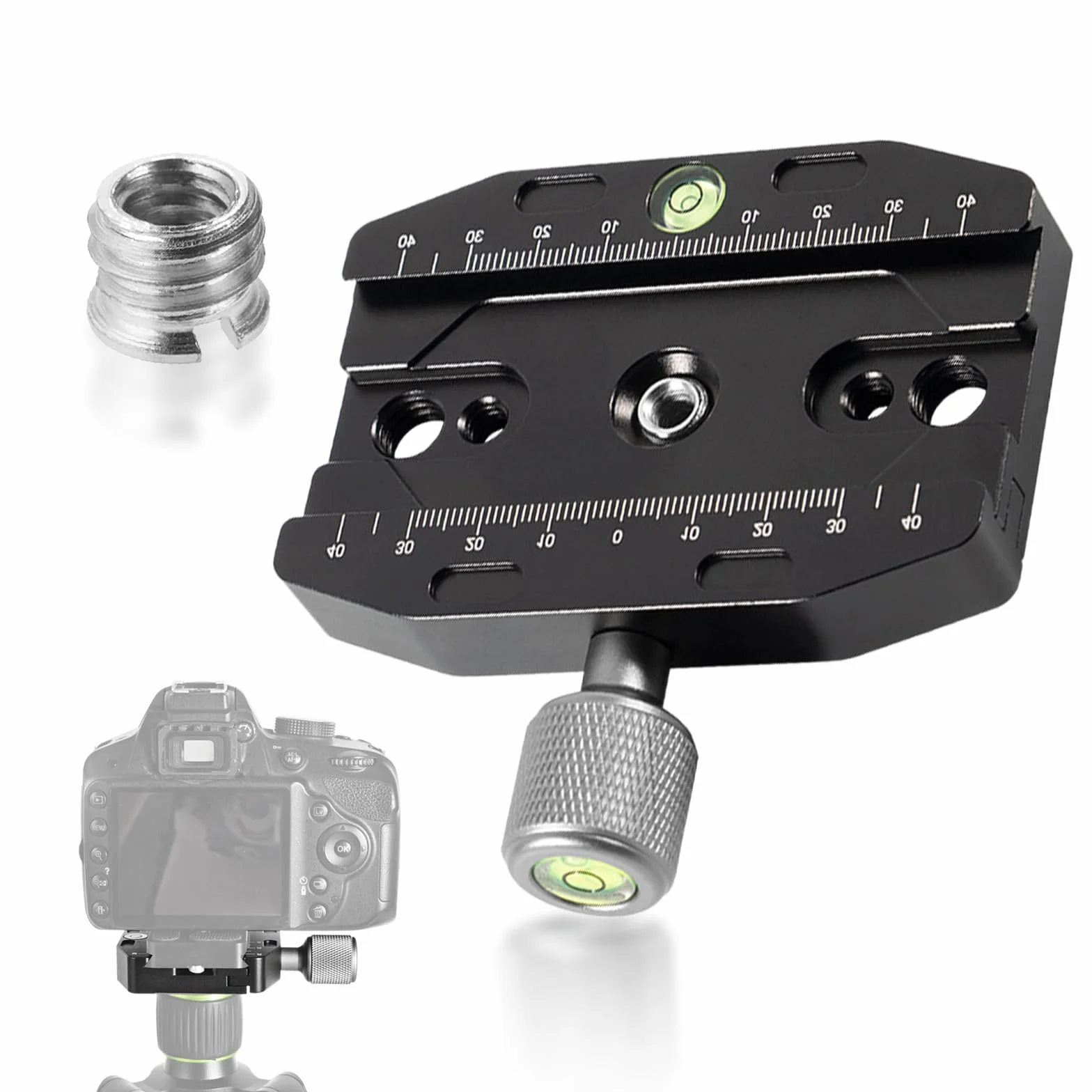 Pince à changement rapide de 90 mm pour Arca-Swiss, QR-90N Quick Release Plate Clamp, pince en métal, plaque à dégagement rapide, trépied universel