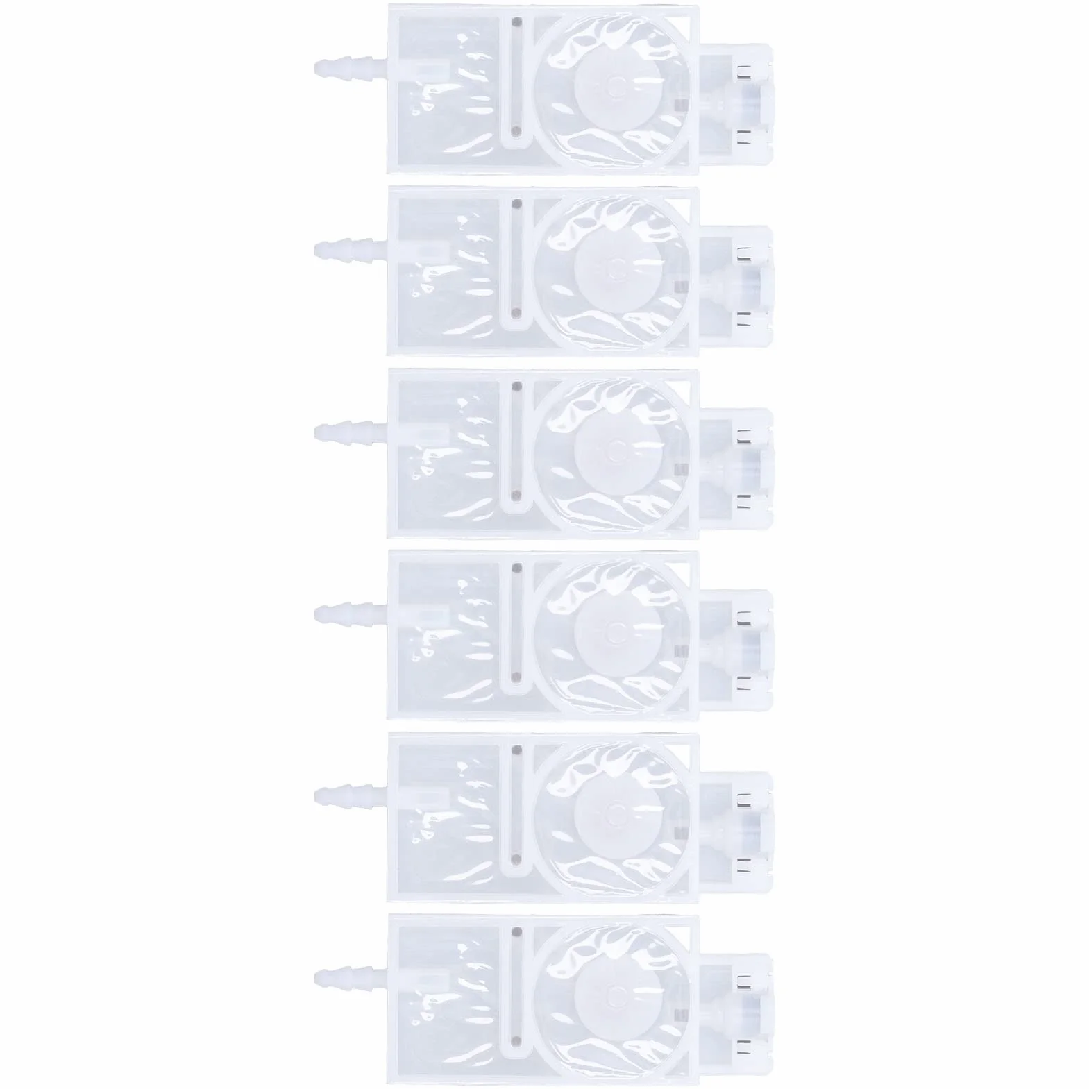 Amortisseur D'encre Remplacement de la Tête à Jet D'encre pour Imprimante XP600 - Amortisseur PP Rectangulaire de 6pcs - Forte Résistance à la Corrosion, Adaptée à L'encre de