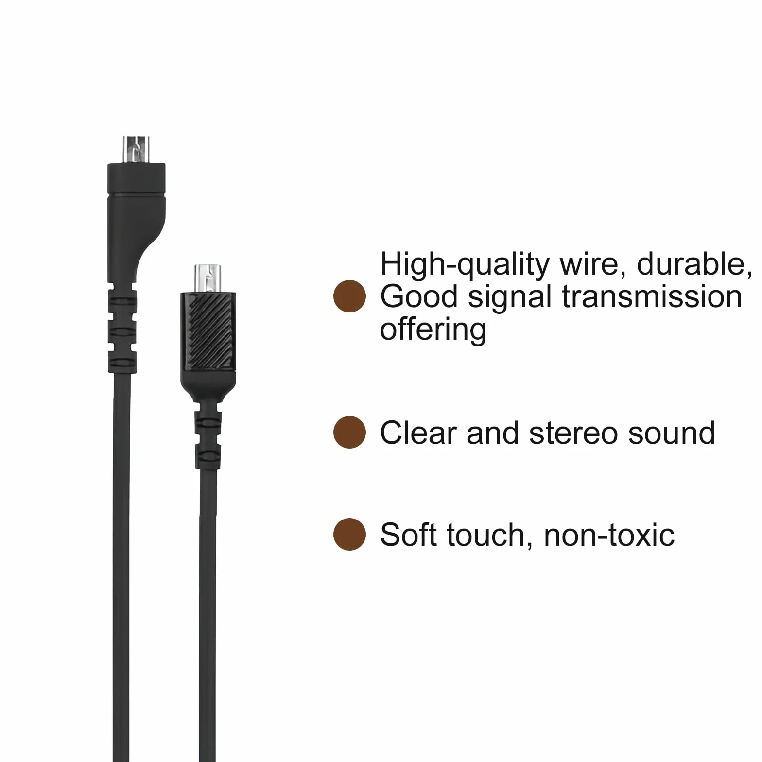 Câble Audio pour Casque, Casque Audio Câble de Remplacement pour Arctis 3 Arctis 5 Arctis 7 Arctis Pro, 150 Cm de Câble D'extension de Carte son de Rechange, Noir