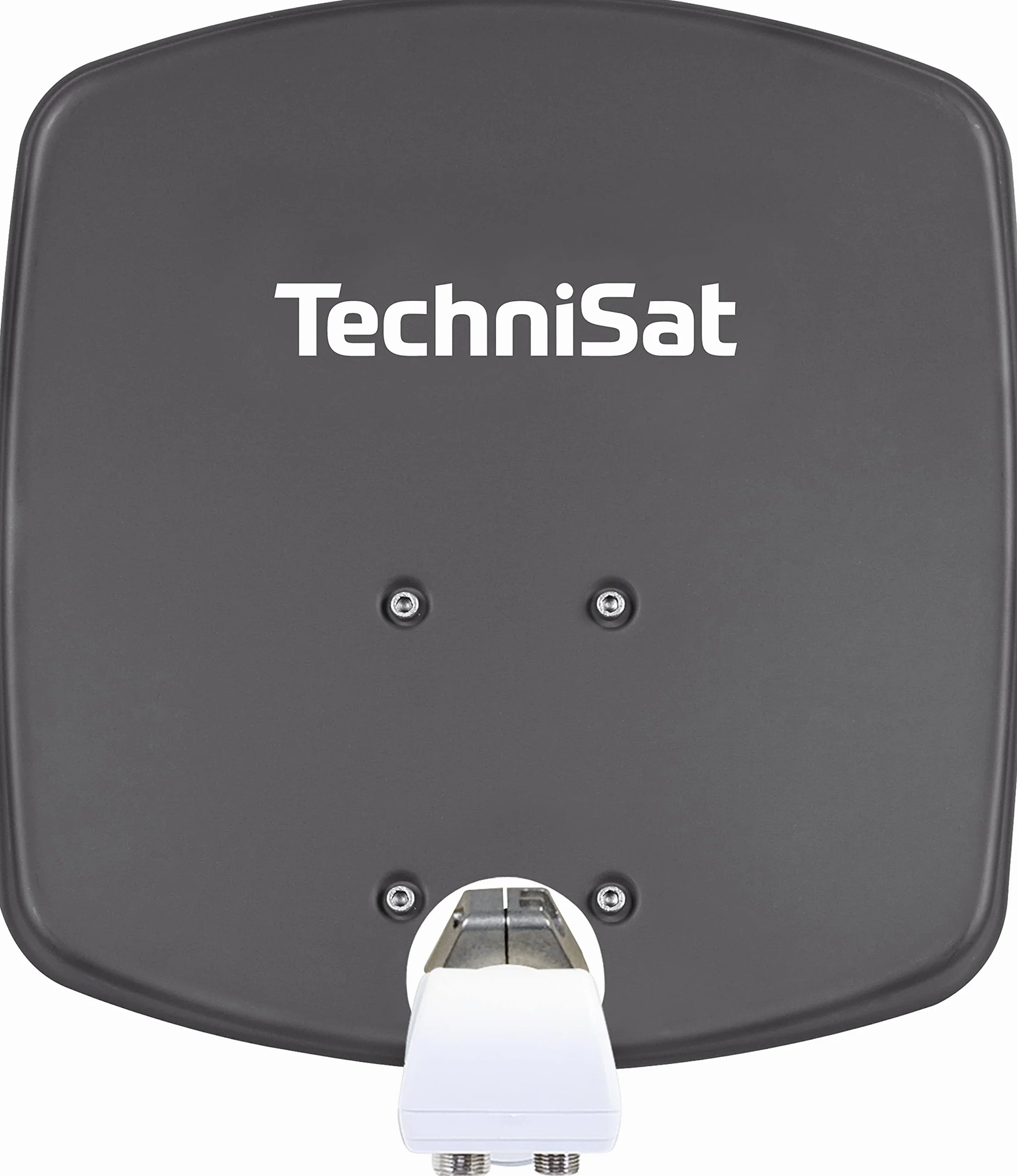 TechniSat DigiDish 33 Parabole en aluminium avec fixation AZ/EL et LNB twin Gris