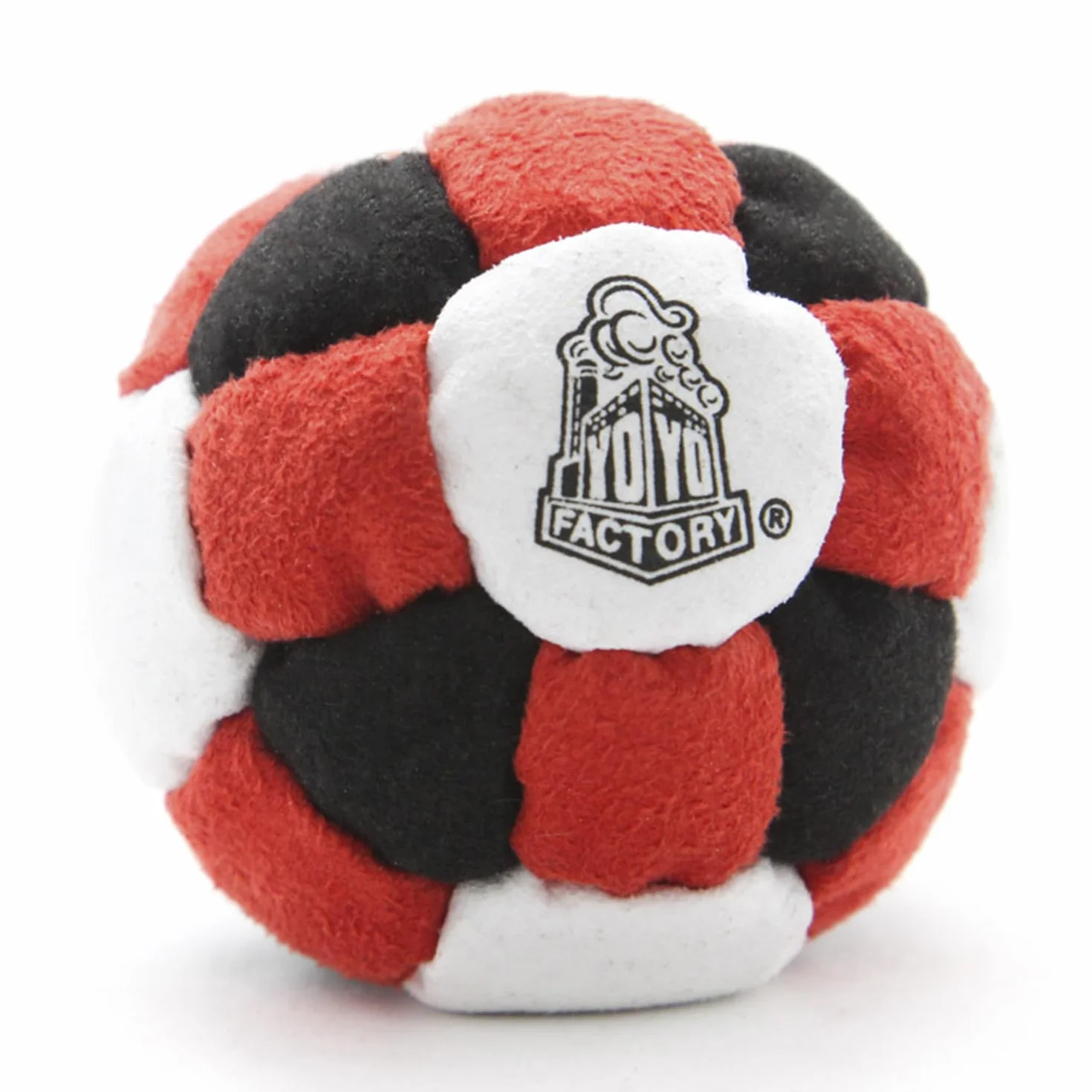 YOYO FACTORY Footbag Freestyle 26 Panneaux Rouge Noir