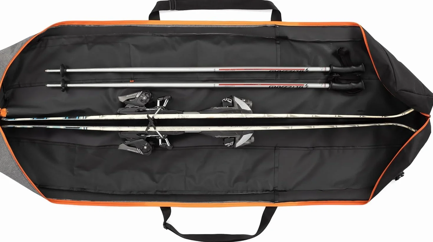 Housse de Ski imperméable pour 1 Paire de Skis - Sac de Ski Alpin Compact et Léger