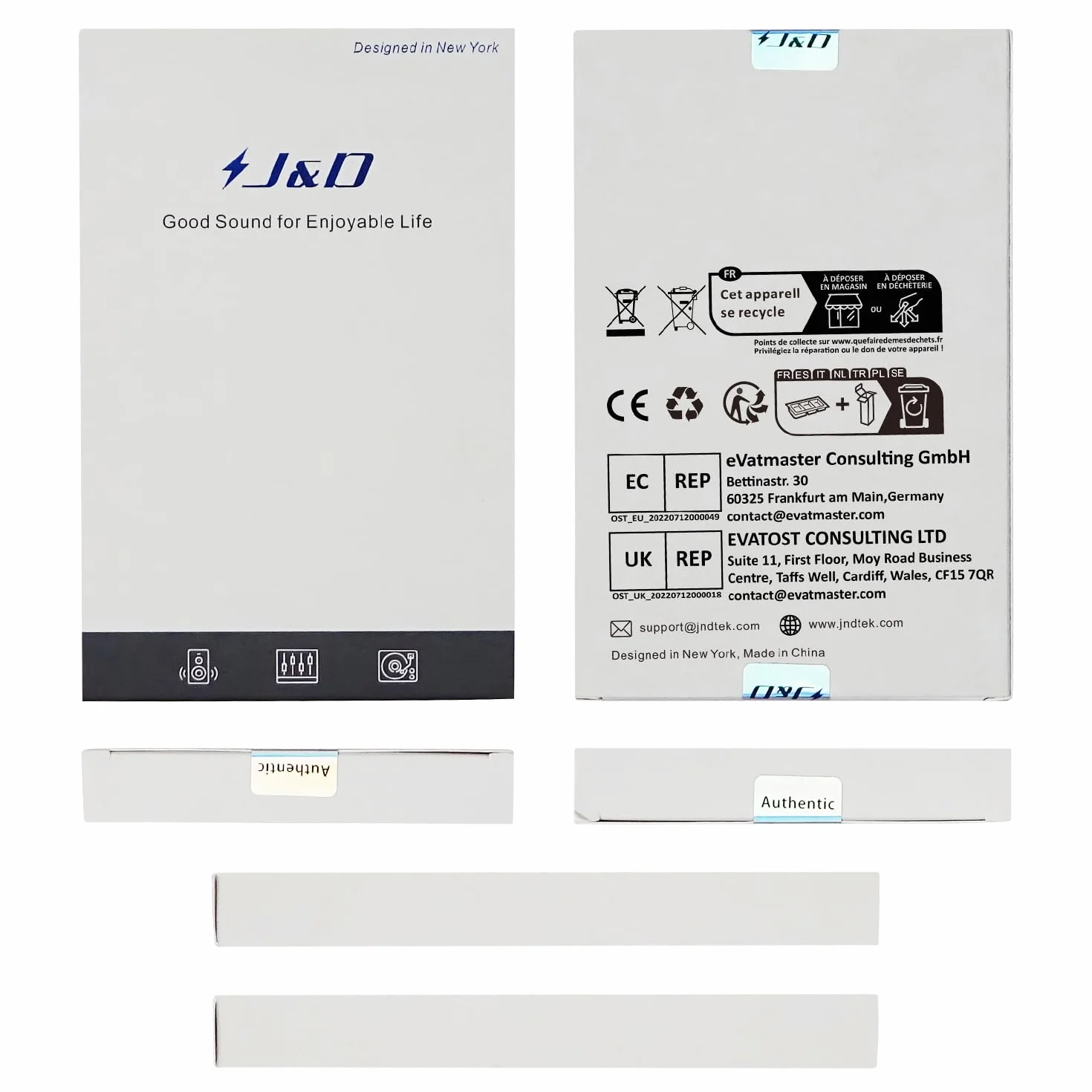 J&D Double 1/4 Pouce TS à Double RCA Câble, Adaptateur Heavy Duty 1/4 Mâle à RCA Mâle D'interconnexion Audio Stéréo Câble D'un quart de Pouce, 0.9 Meter
