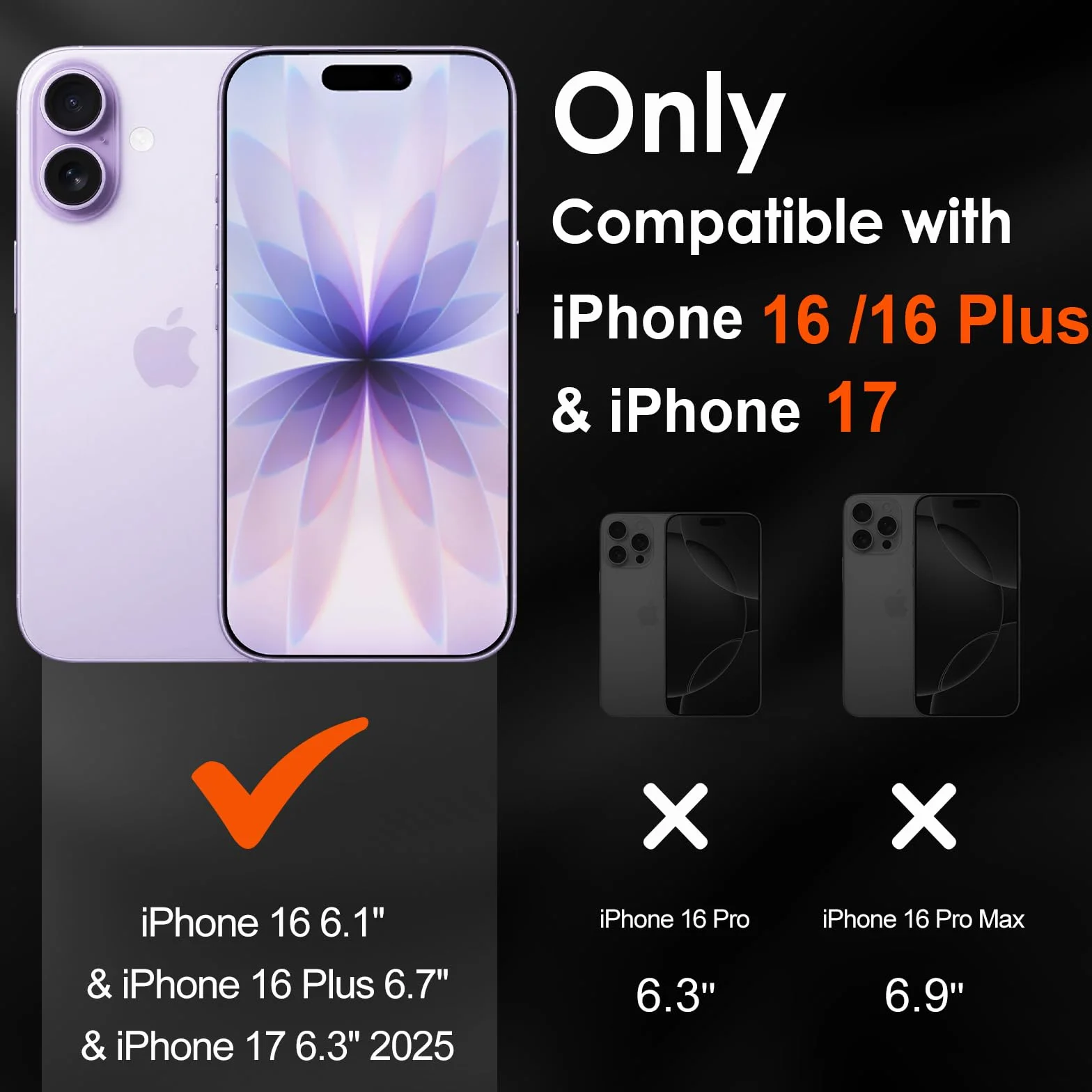 ivoler Caméra Arrière Protecteur Pour iPhone 16 Plus Verre Trempé Anti Rayures