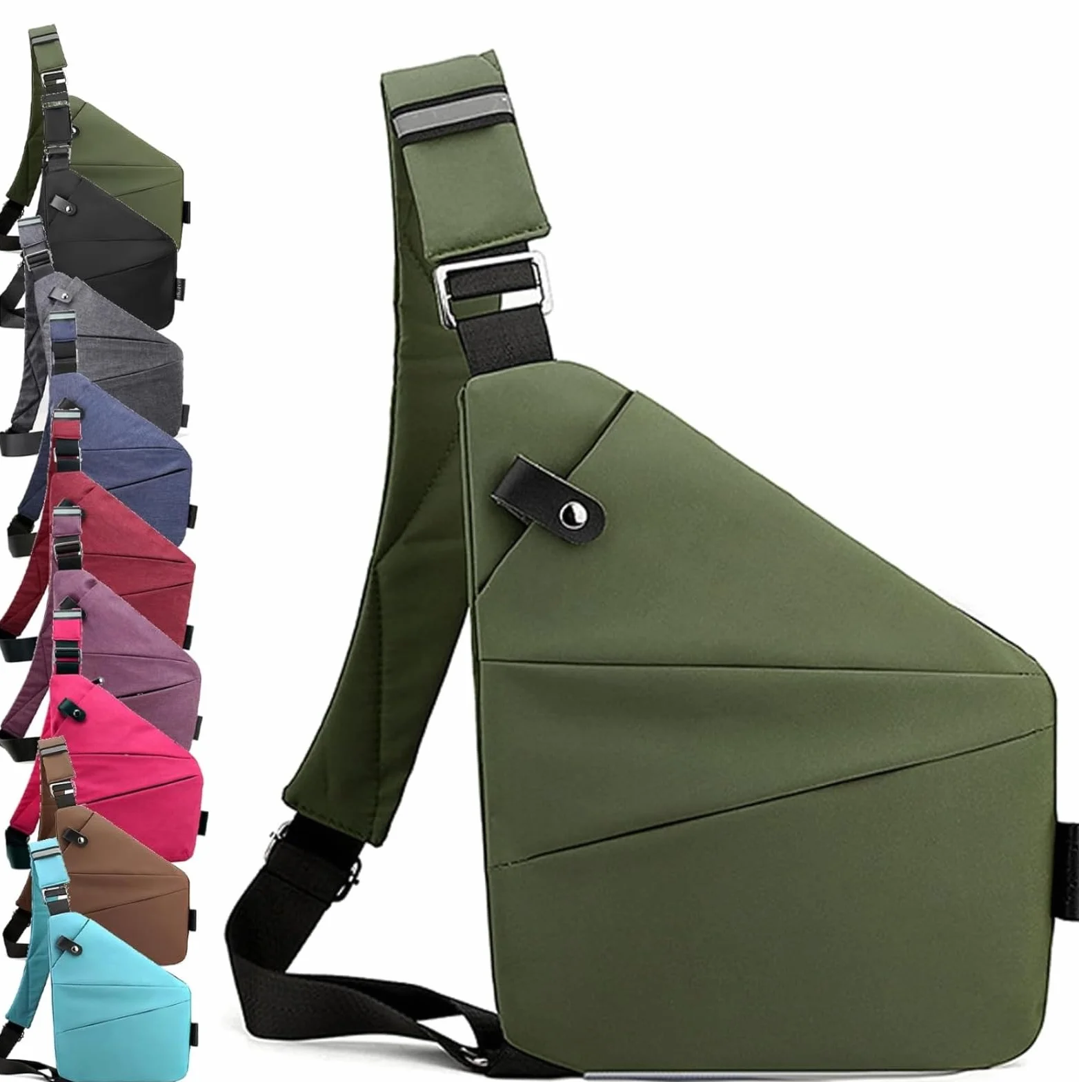 Sacs à bandoulière antivol en Nylon pour Homme Femme Voyage Cyclisme Randonnée