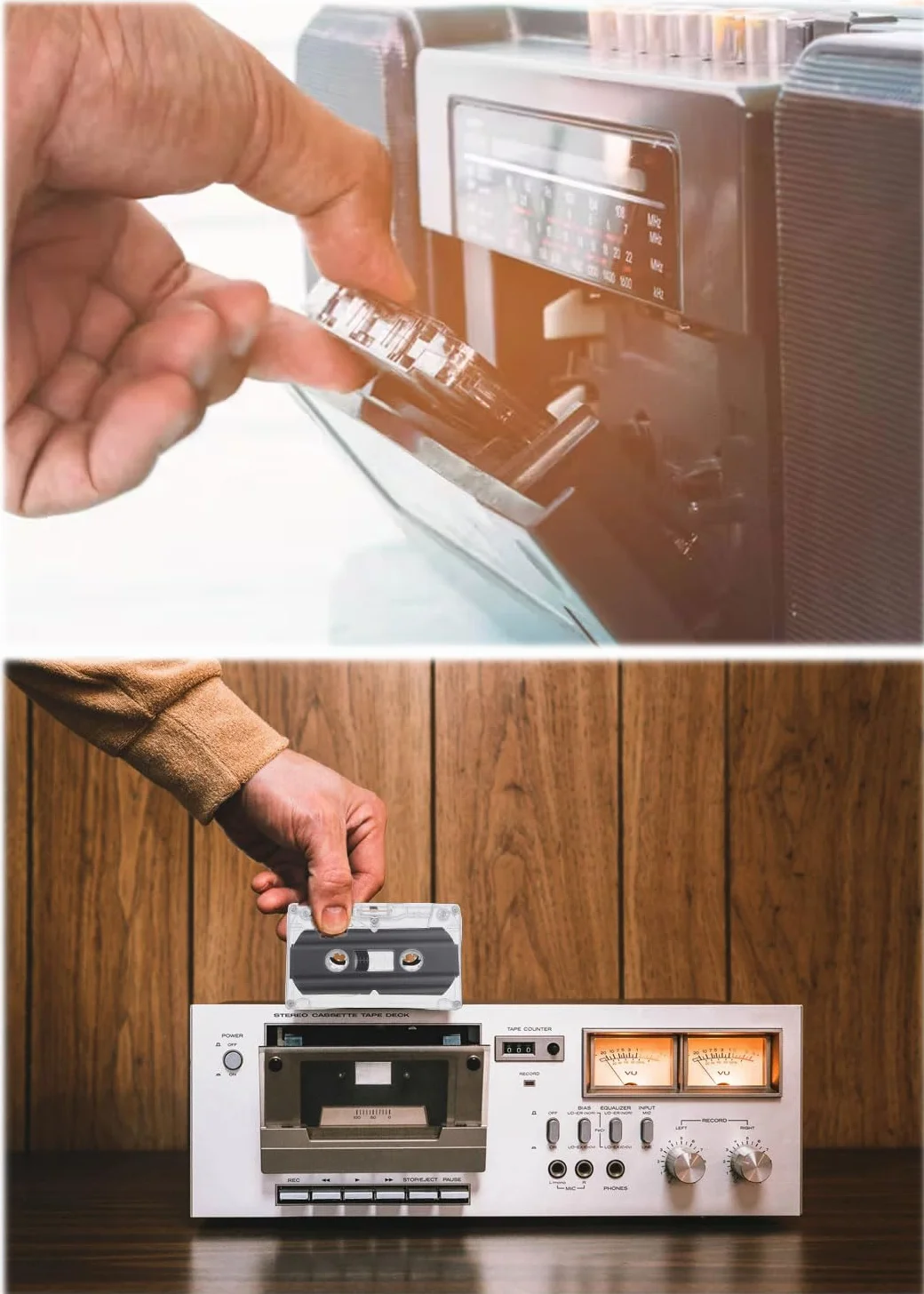 Cassettes Audio Vides 5 Pièces pour Musique Conférences Enregistrements