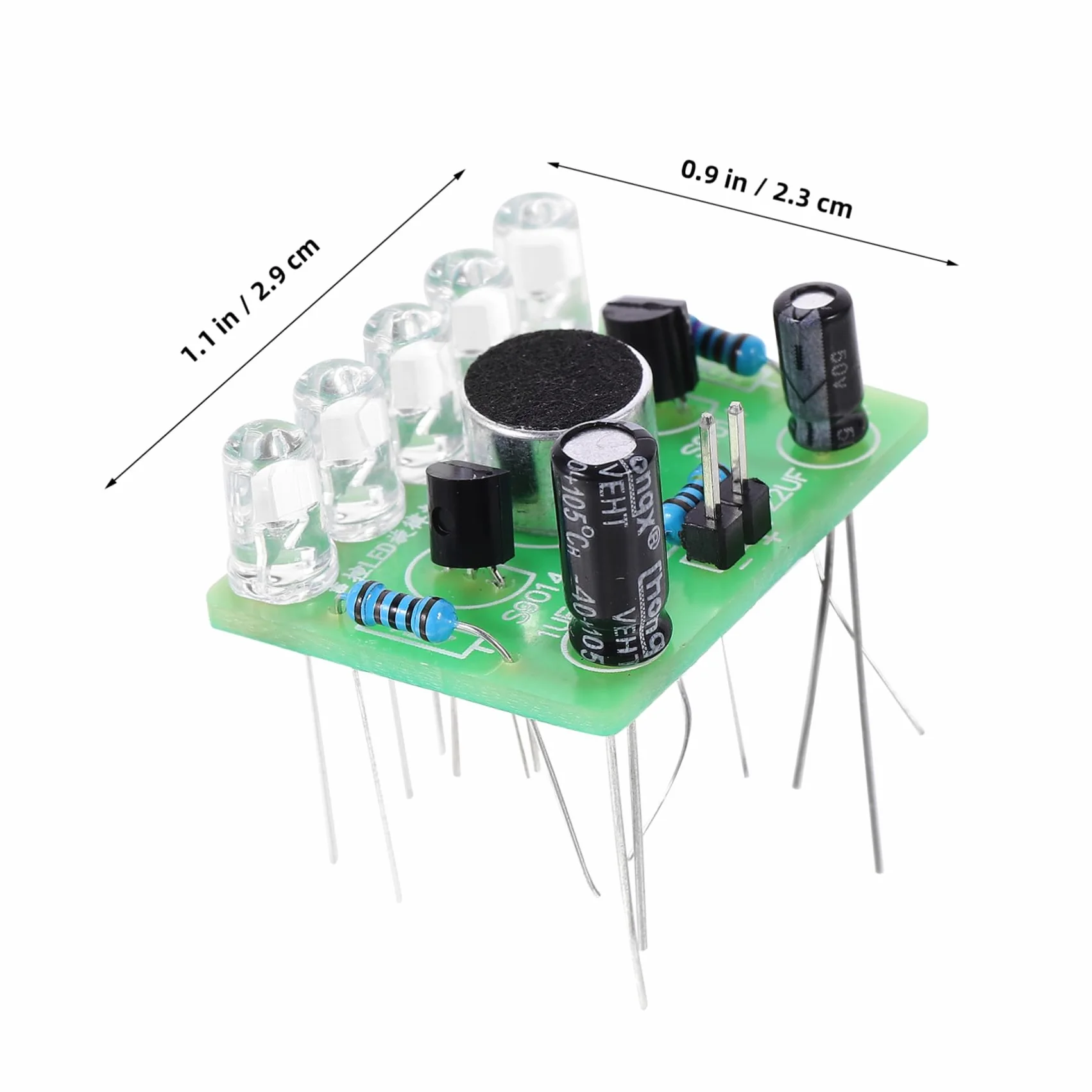 Uonlytech - Module Acoustique LED - Module Clignotant LED lumière Flash Lustre LED DIY Respirer des pièces légères Module de pièces de Lampe Clignotante LED Tons de Terre dirigé Positionner