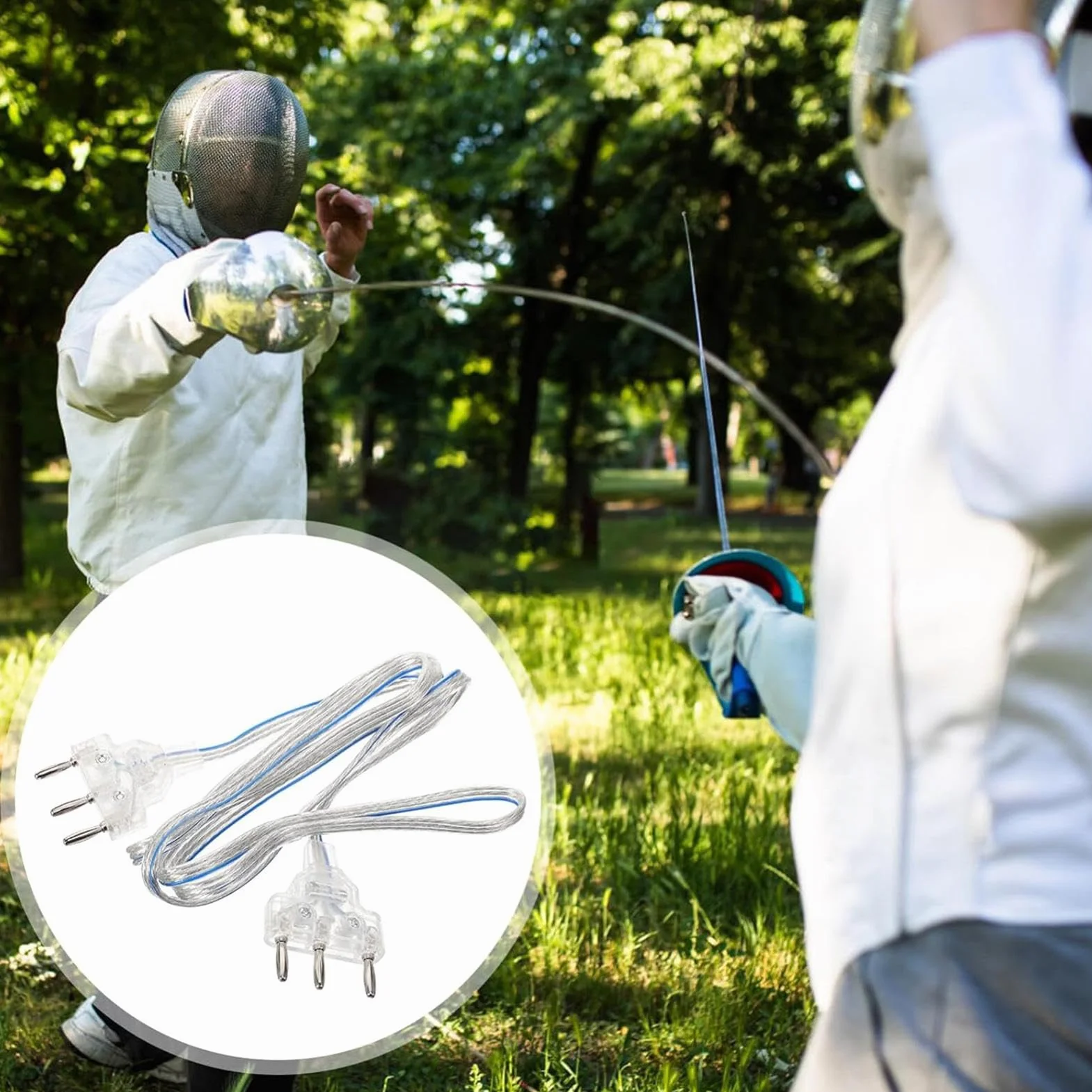 Cordon de Corps de clôture, Fil de Main, Accessoires Flexibles pour fleuret et épée