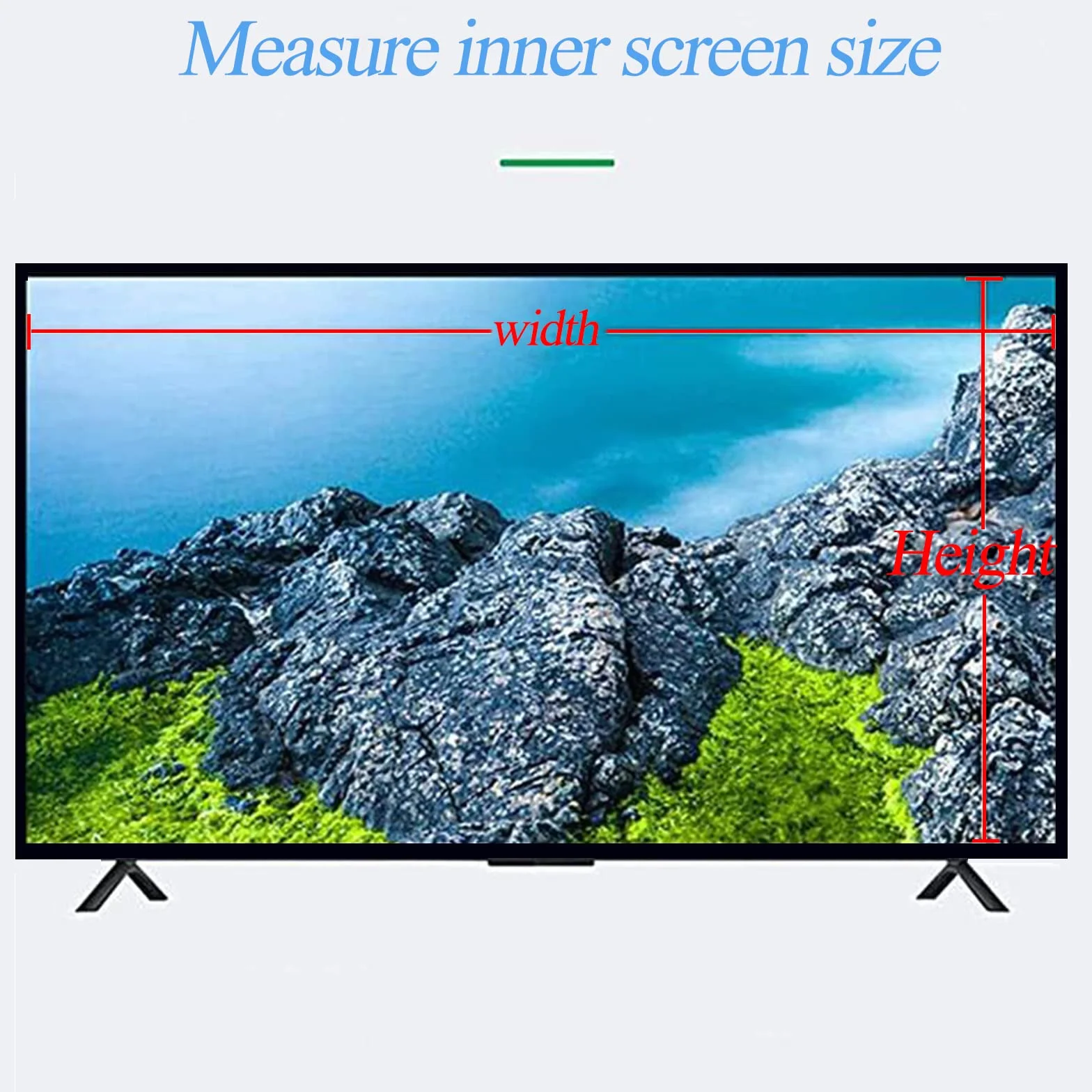 Film Anti-reflet TV Anti-éblouissement 32-58 Pouces, Protection Écran Anti-Lumière Bleue HD 50in (1101x620) mm