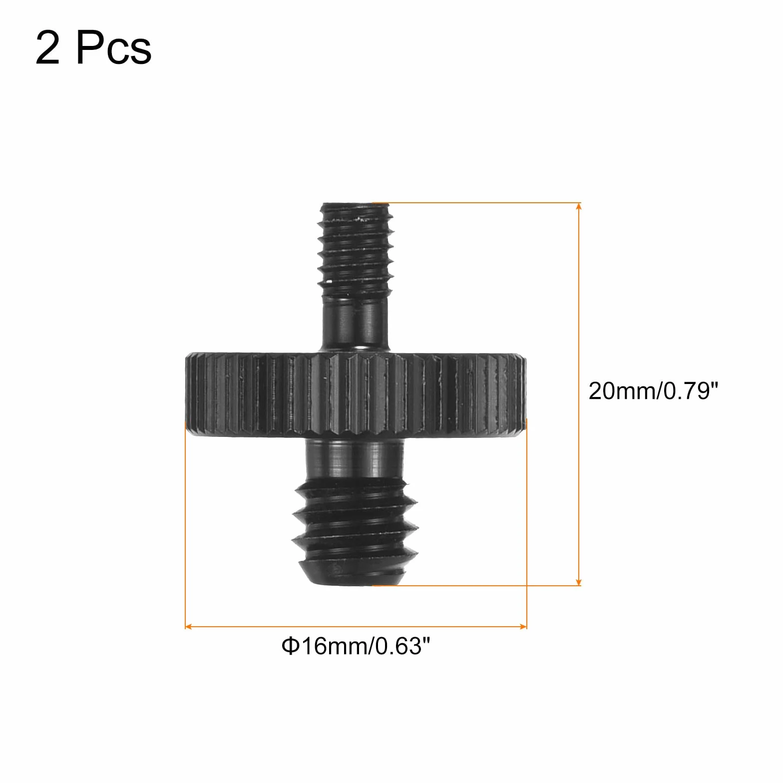 QUARKZMAN 2PCS Adaptateur de support de microphone filetage mâle 1/4 à M4 adaptateur de vis pour support de microphone vers adaptateur de monture trépied pour appareil photo