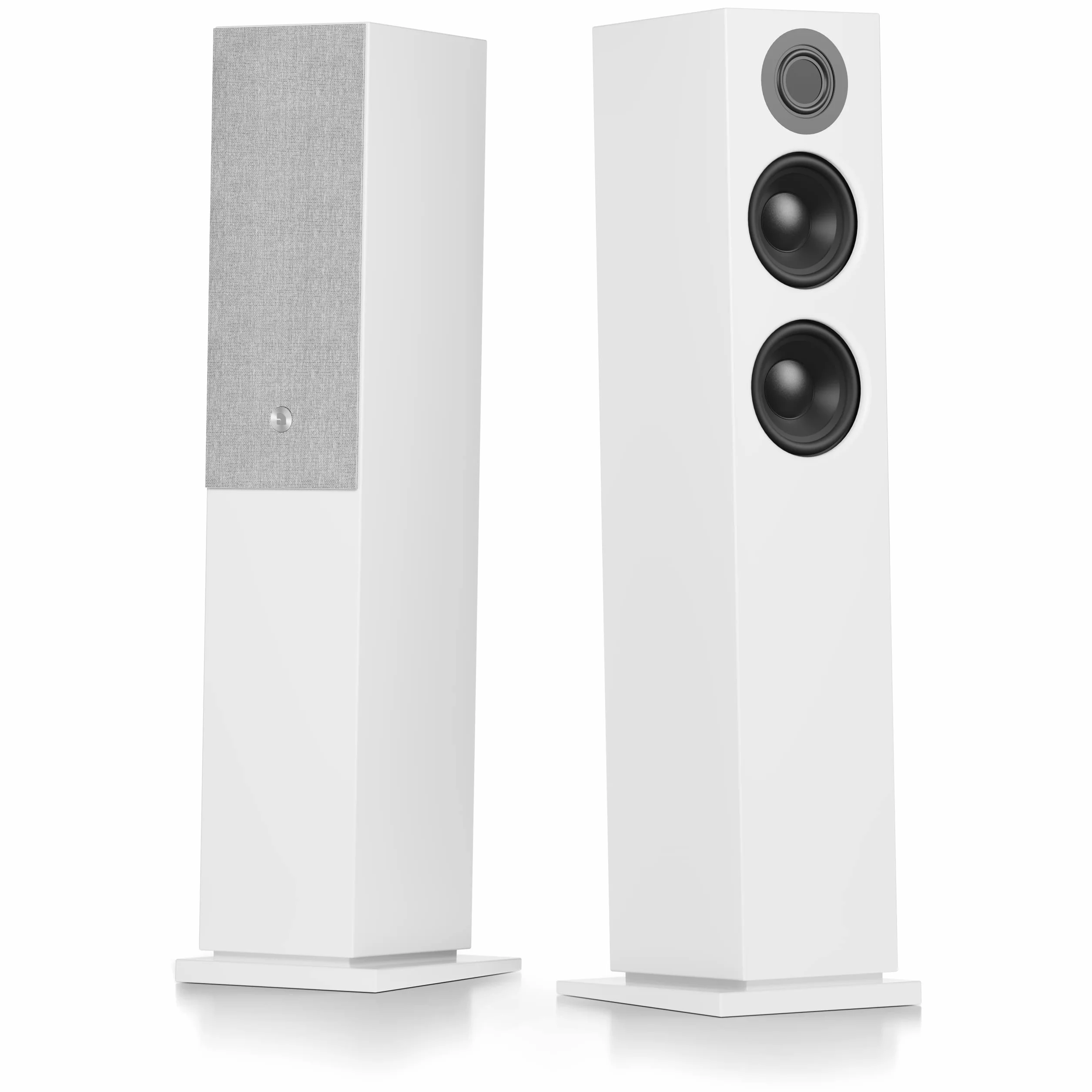 Audio Pro - Enceintes TV A48 - Streaming et Multiroom, 2 Amplificateurs 130W pour Home Entertainment - HDMI Arc, WiFi, Bluetooth, Airplay 2, Chromecast - Blanc