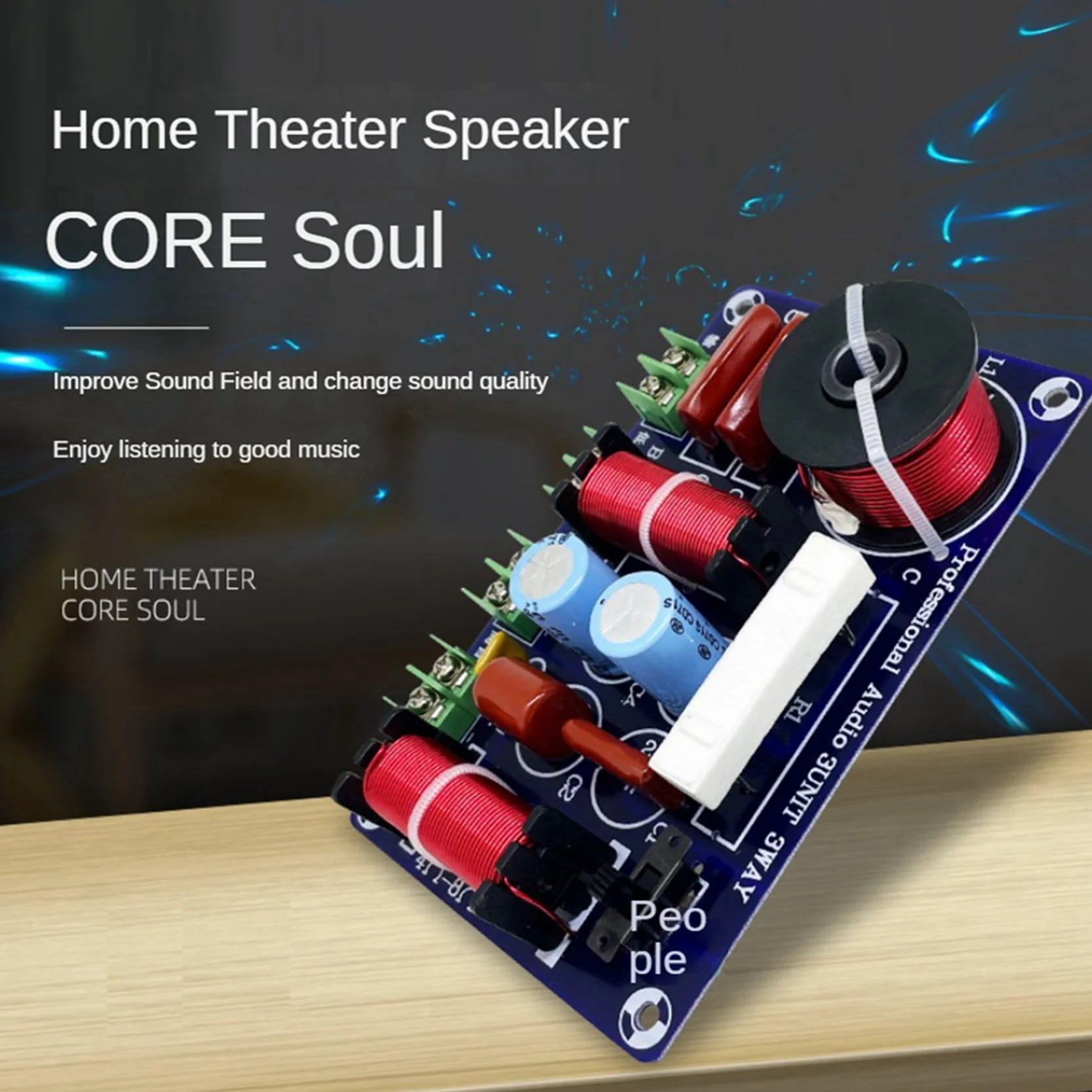 4 unités 3 voies 250 W 850/5200 Hz diviseur de fréquence DIY haut-parleur filtre circuit aigus graves médias HiFi stéréo Audio Crossover