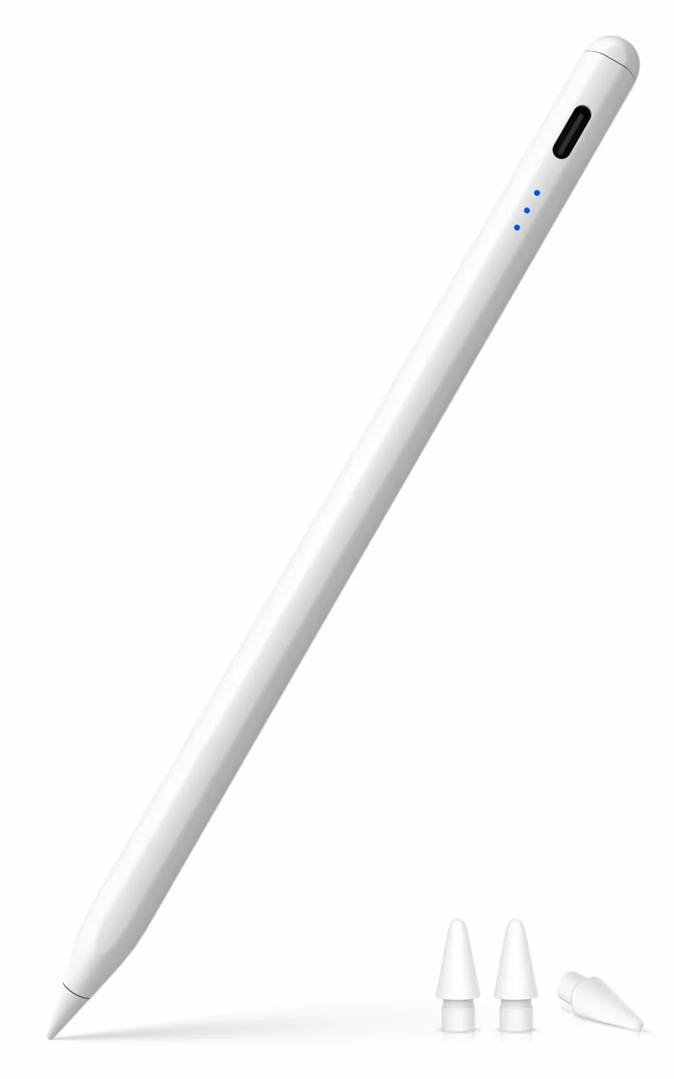 KEEPRO Stylet pour iPad 2018-2026, Charge Rapide Rejet Paume Détection Inclinaison sans Bluetooth, Compatible iPad 11/10/9/8/7/6/A16, Mini 7/6/5, Air M4/M3/M2 11"/13"/5/4/3, Pro M5/M4 13"/12.9″/11″