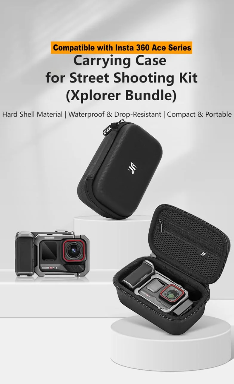 Étui de transport imperméable résistant aux chocs pour Insta.360 Ace Pro 2 Xplorer Grip Kit