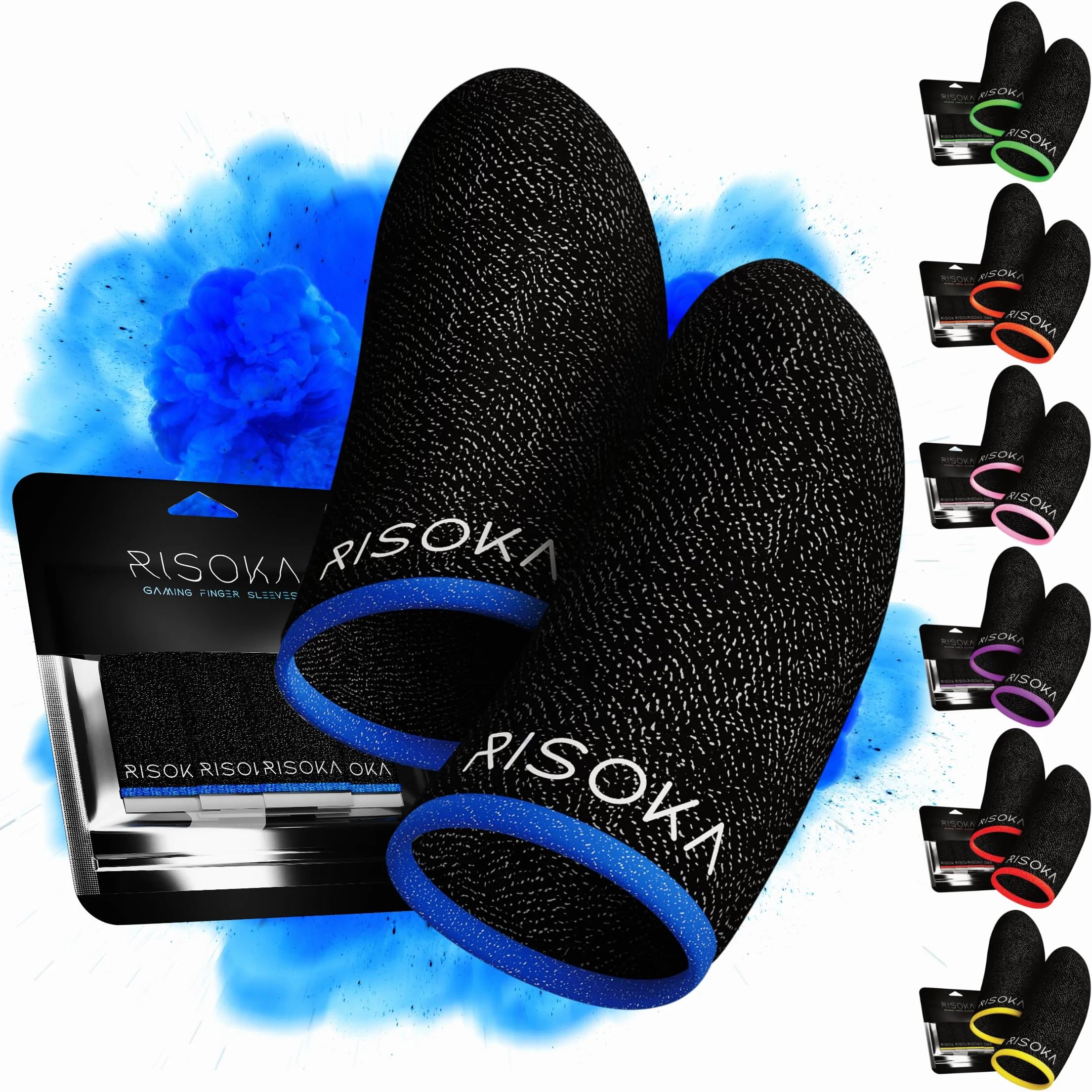 Gaming Finger Sleeve 10 pièces - Compatibles avec Tous Les Jeux Mobiles - Gaming Finger Sleeves - Gant de Doigt Gaming - Protège Doigt - Accessoires Gaming Accessoire Téléphone Gamer