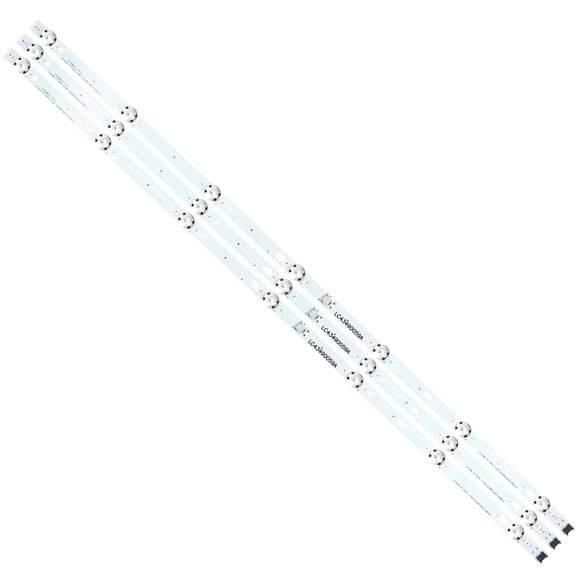 TV de Remplacement avec Bande de rétro-éclairage LED pour 43UJ634V 43UJ651V 43UJ635V 43LJ594V 43UJ630V 43UK6300PLB 43UJ630 43UJ701V 43UJ655V 43UJ6300 43UJ561V 43LJ595V