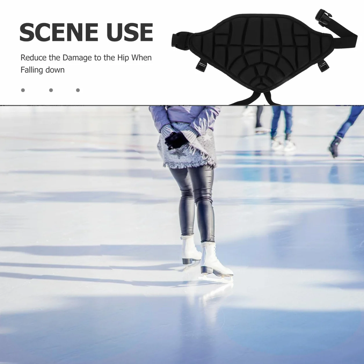 Short de Protection Rembourré Patinage Adulte Hanche Respirant Confortable Roller Ski Snowboard Sport Outdoor