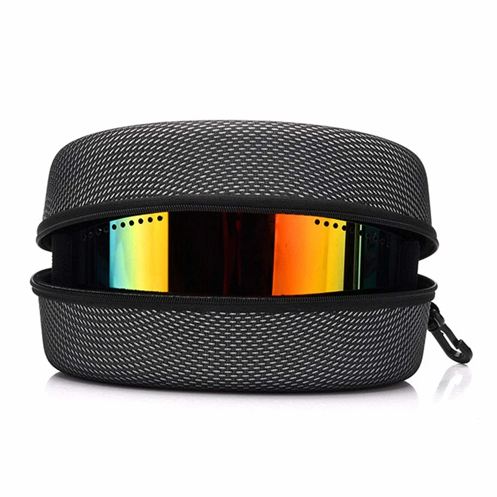 Gants de Ski avec Protection EVA et Étui Rigide à Boucle pour Lunettes de Soleil